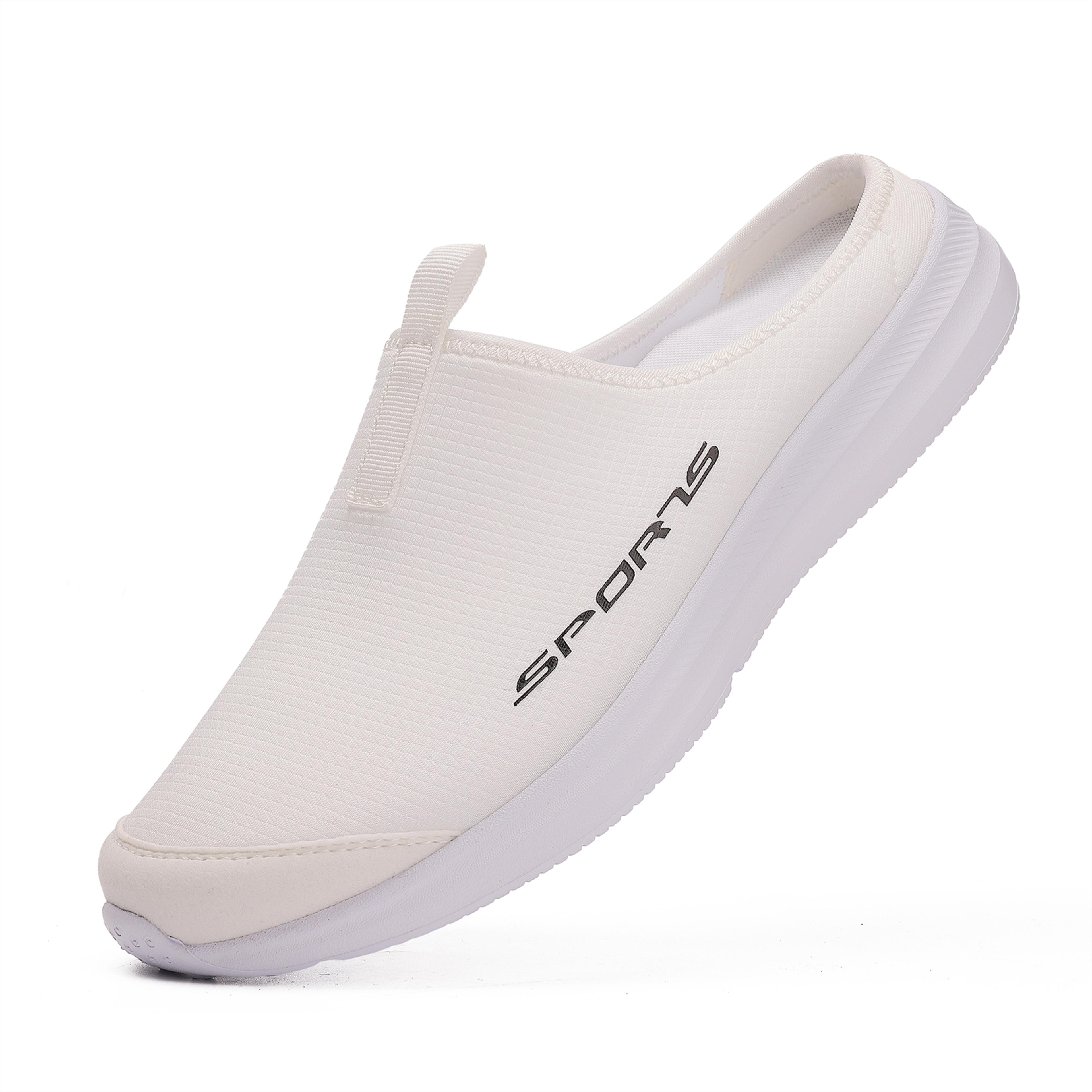 Mens Breathable Mesh Slip On Half Slippers With Soft EVA Soles 6