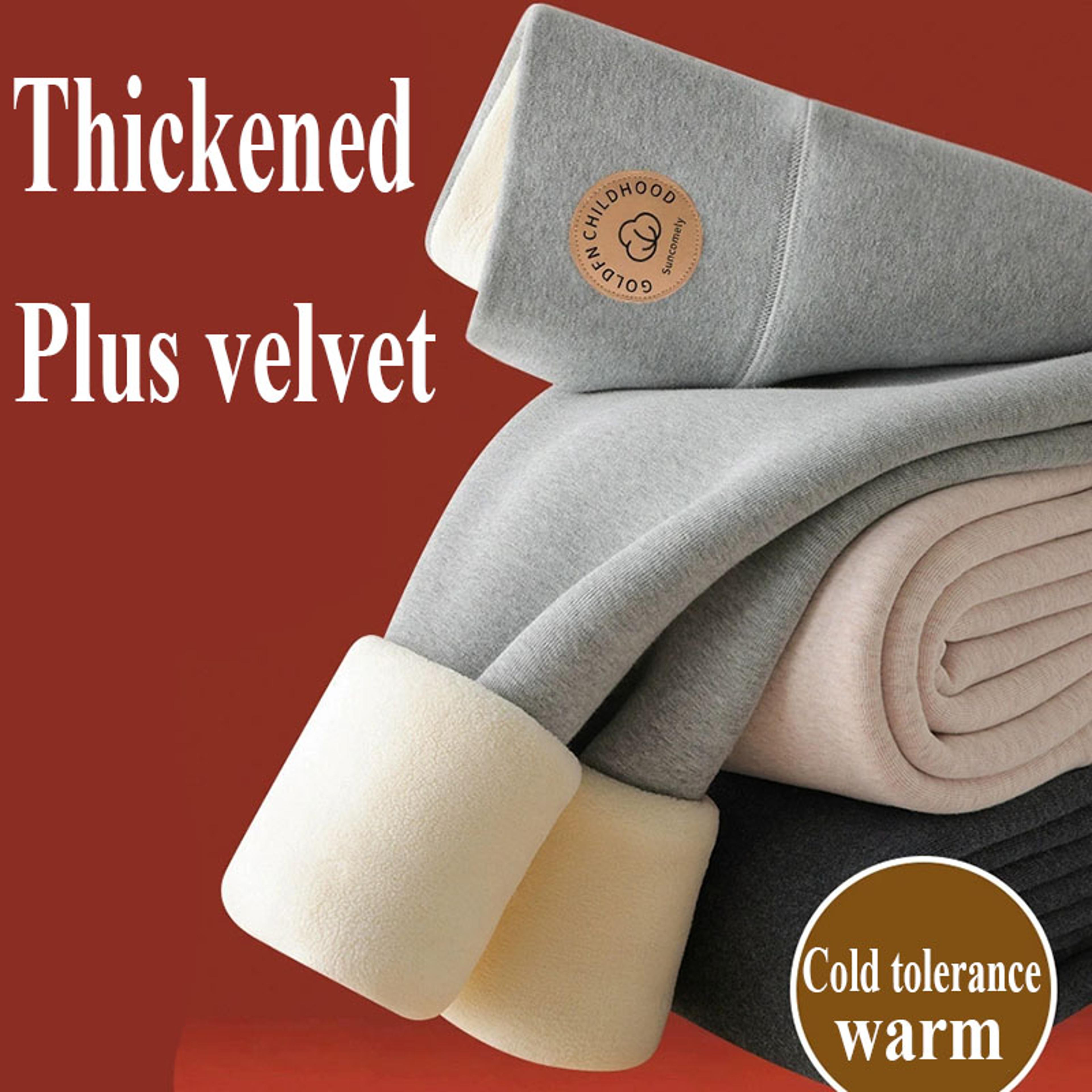 womens high waisted thermal fleece leggings with stretch fit for winter