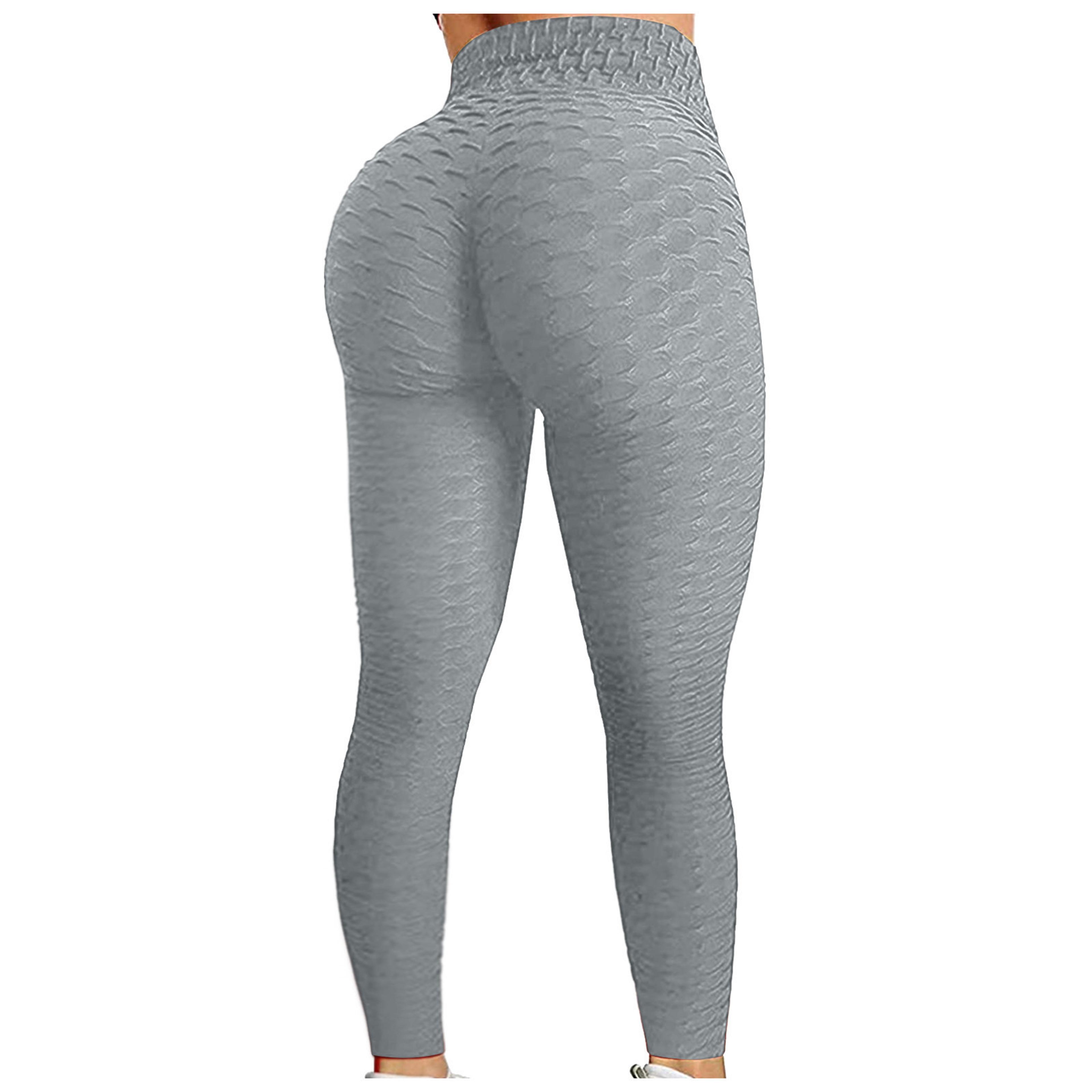 Womens High Waisted Scrunch Butt Lifting Yoga Leggings With Tummy Control 7