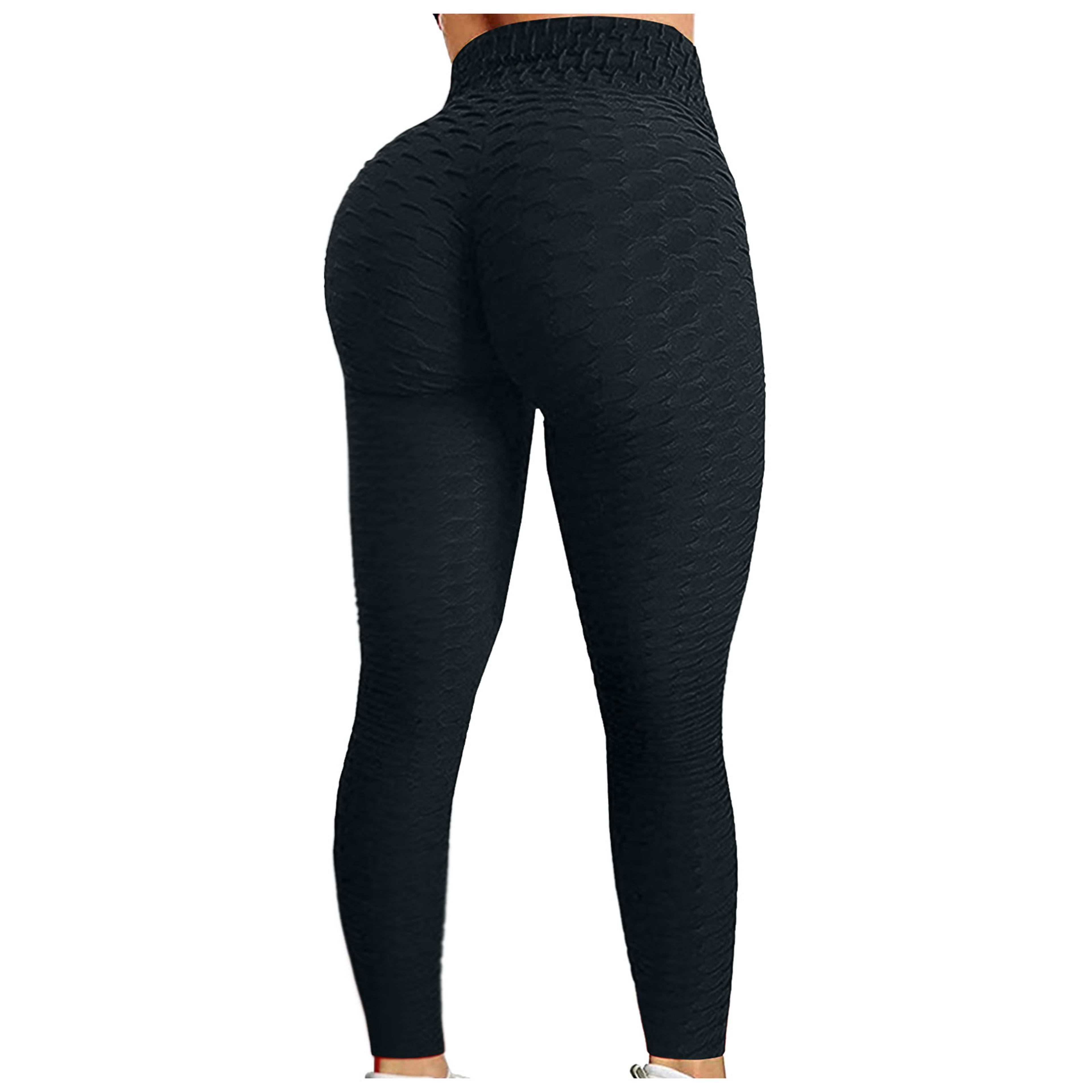 Womens High Waisted Scrunch Butt Lifting Yoga Leggings With Tummy Control 10