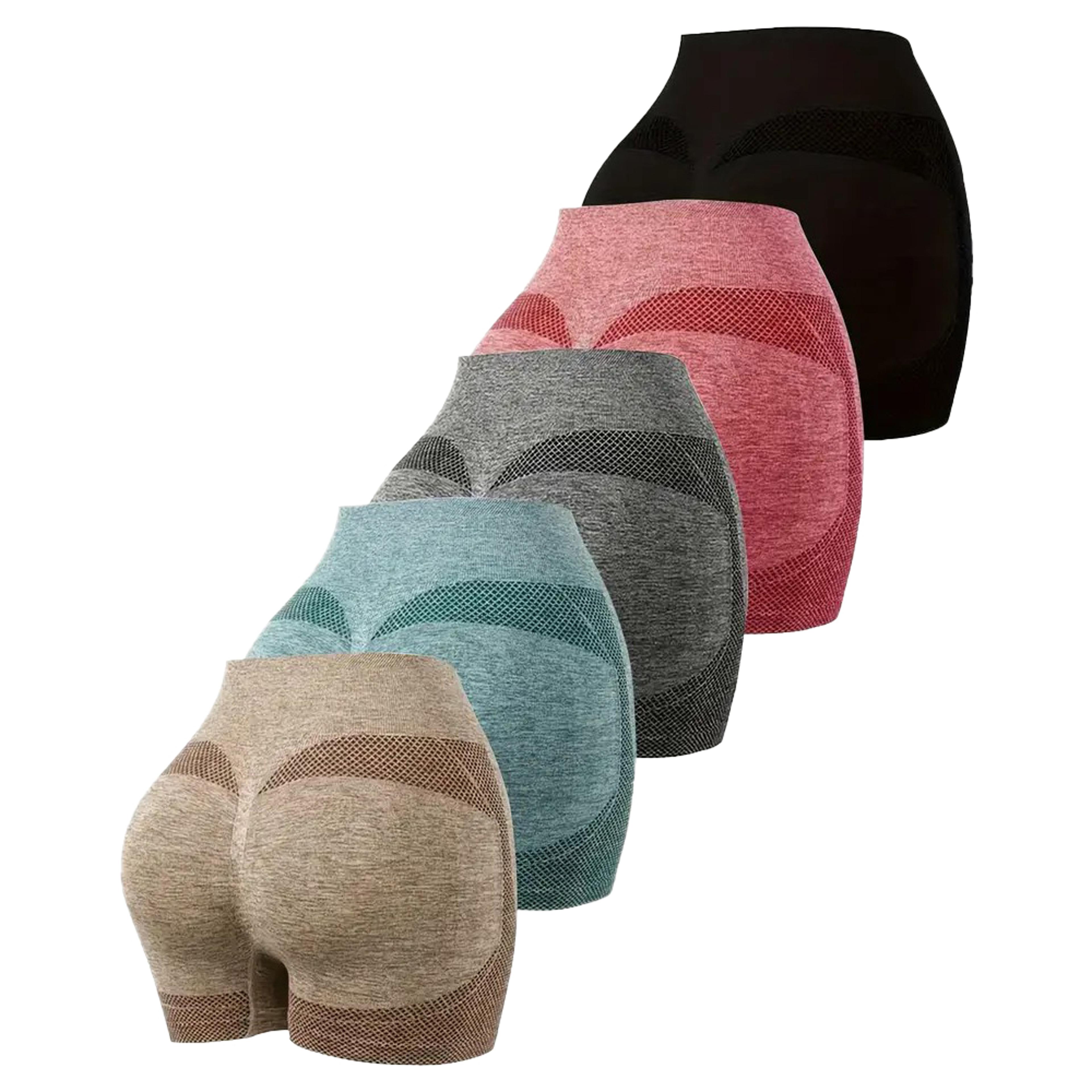 Womens High Waisted Seamless Yoga Shorts With Booty Lifting Design 2