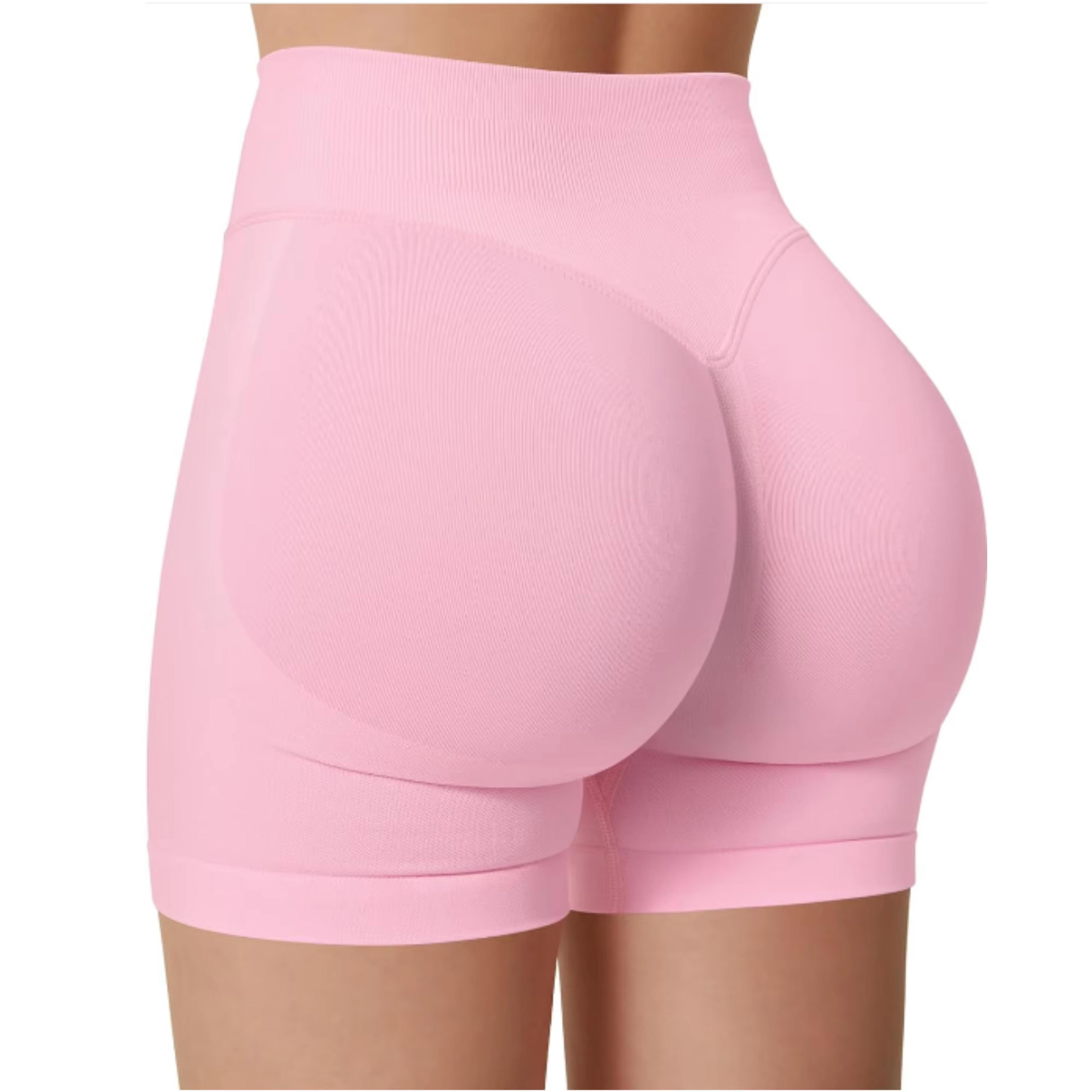 womens high waisted yoga shorts stretchy slim fit workout shorts