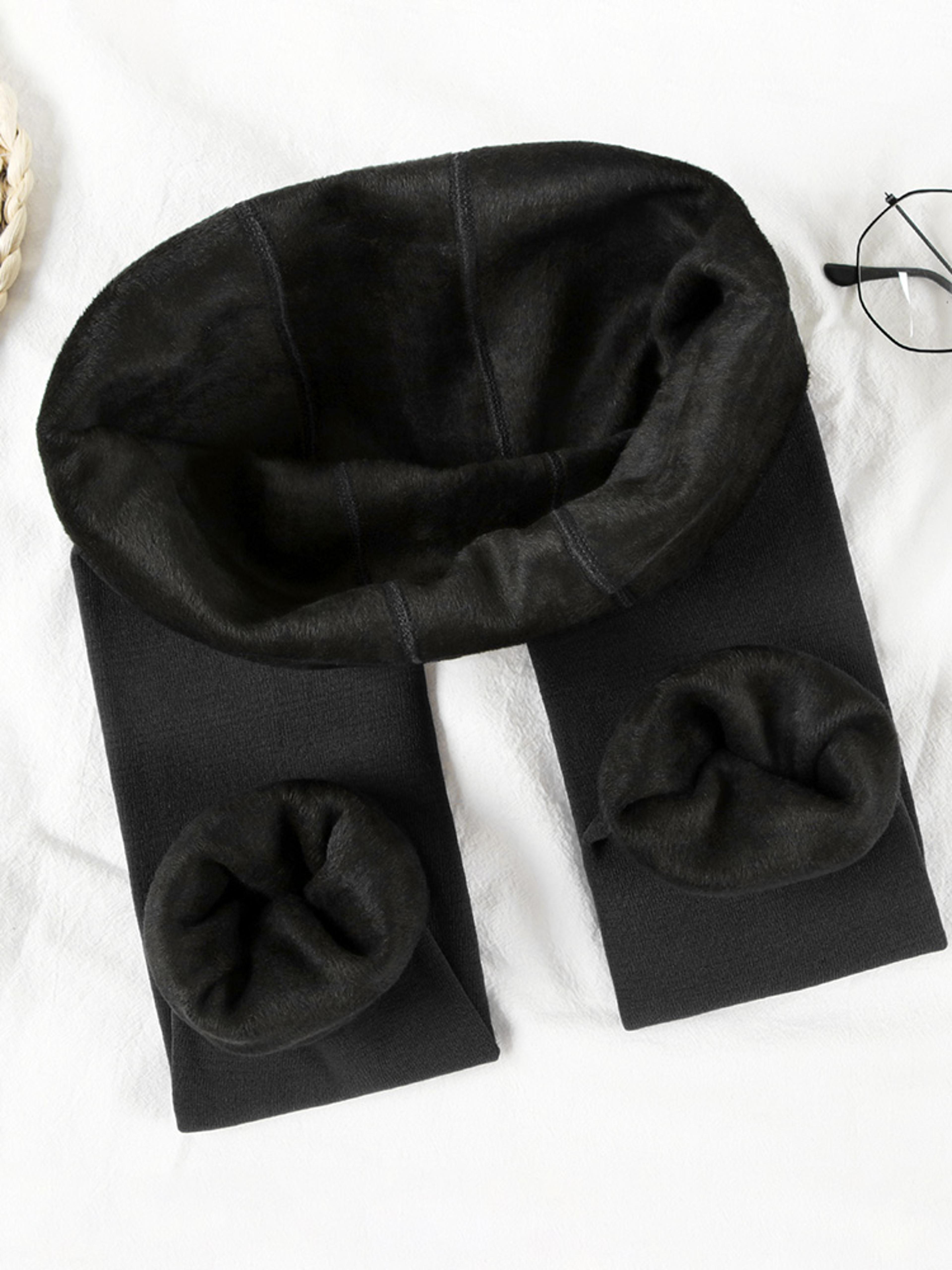Womens High Waisted Fleece Lined Leggings For Cold Weather 7