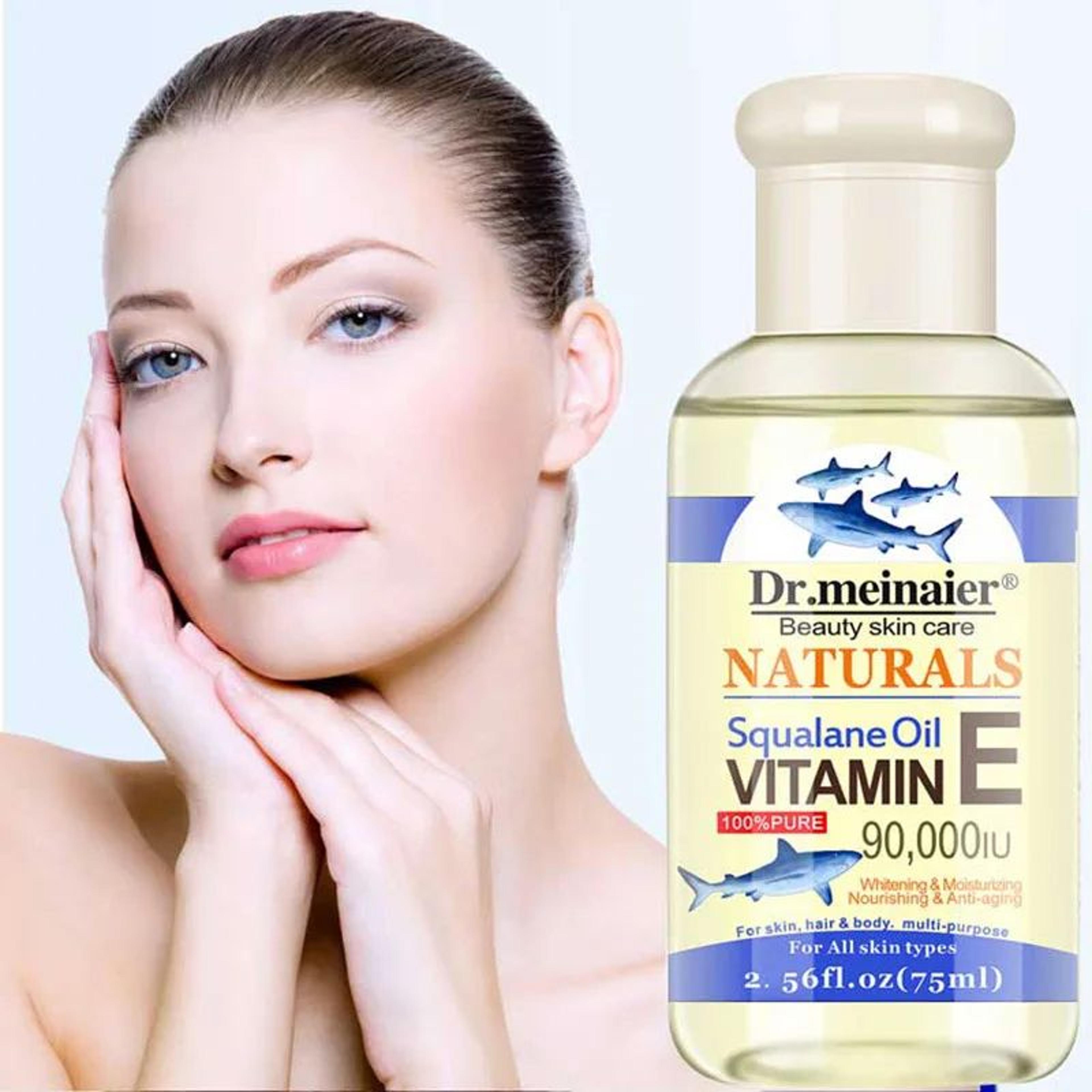 vitamin e face essence oil for morning & night skin whitening, anti-wrinkle & pore shrinking