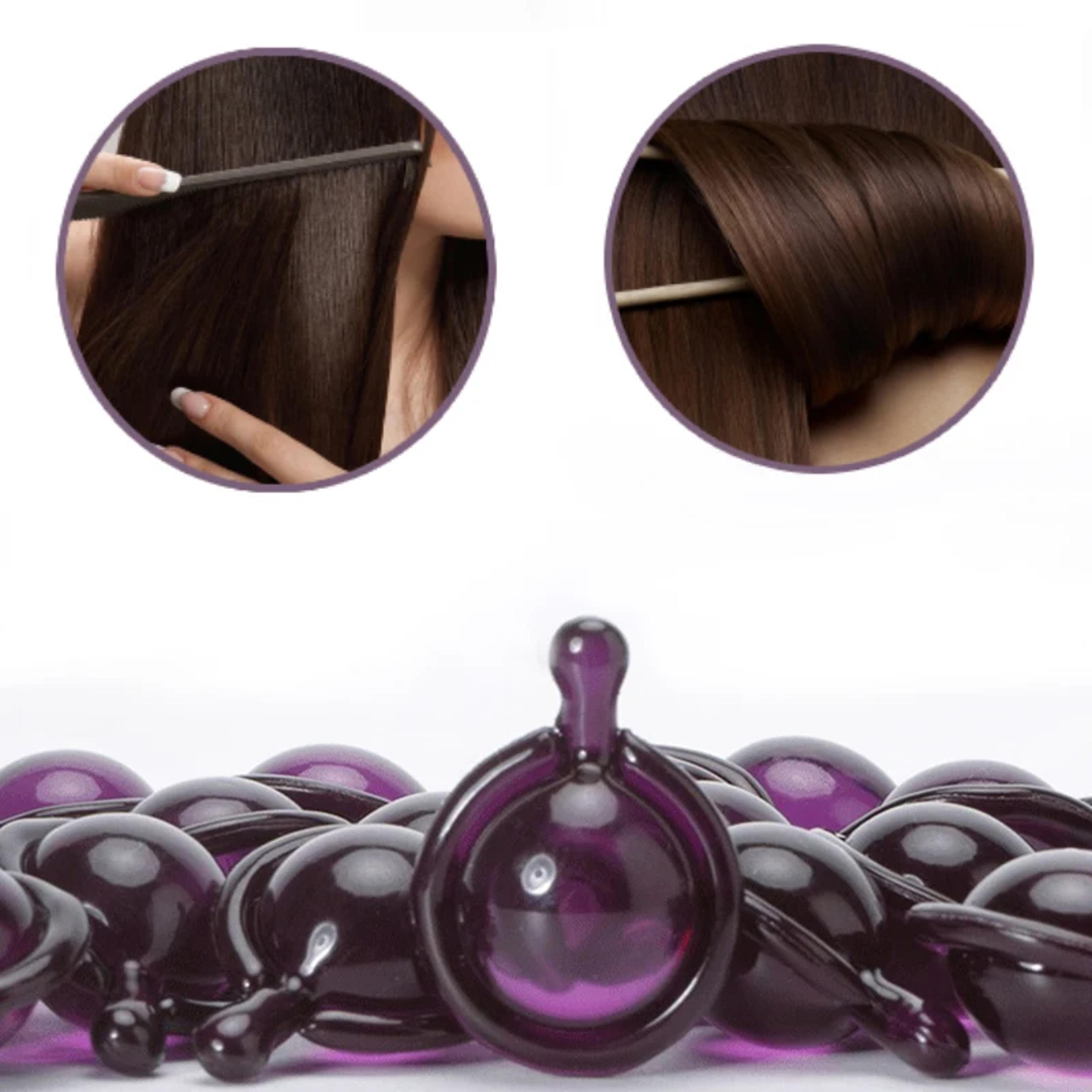 smooth silky hair vitamin capsule keratin complex oil for hair repair and anti-hair loss