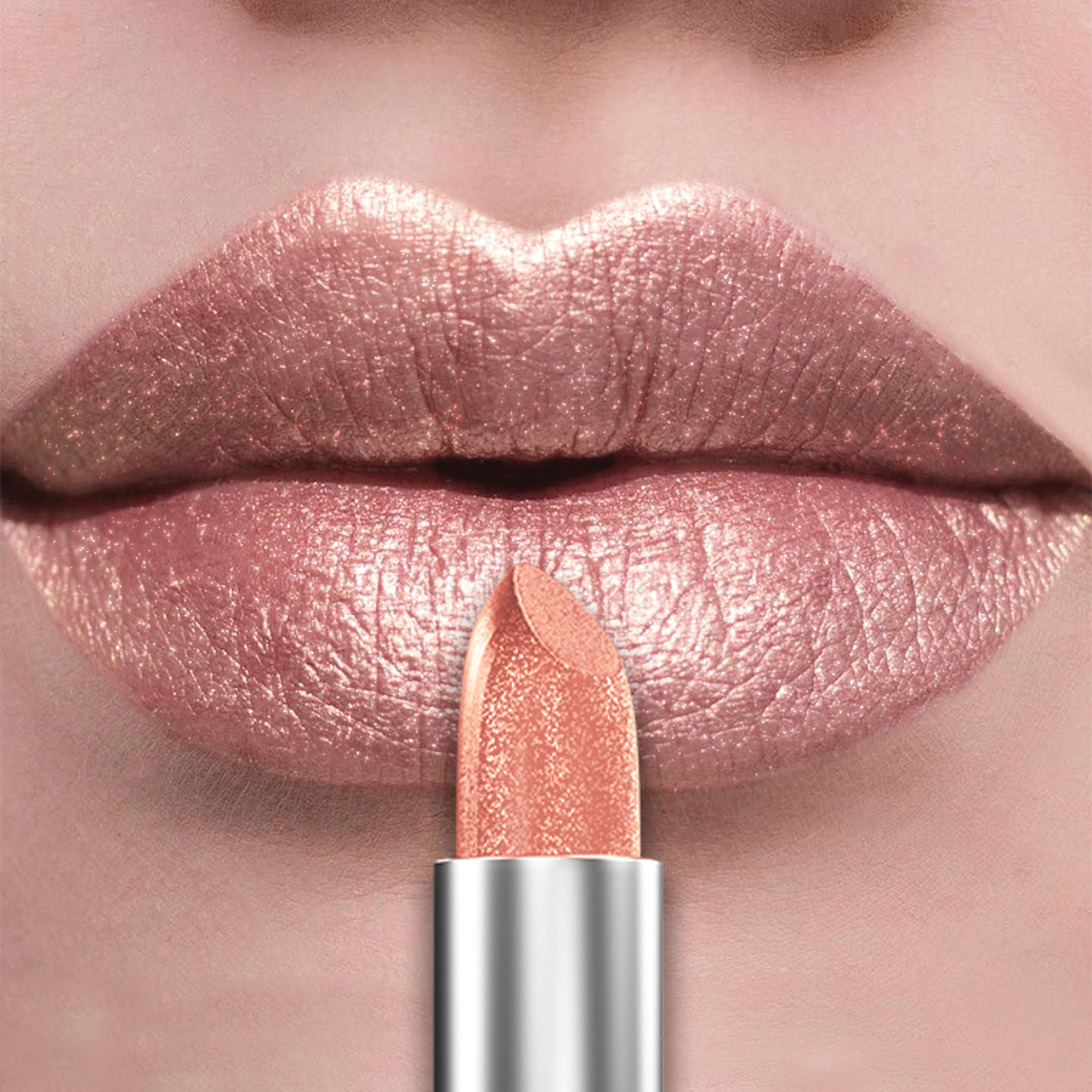 Bold  Intense Glitter Shiny Metallic Lipstick Pearlescent Lip Tint Long Lasting Matte Lip Makeups 22
