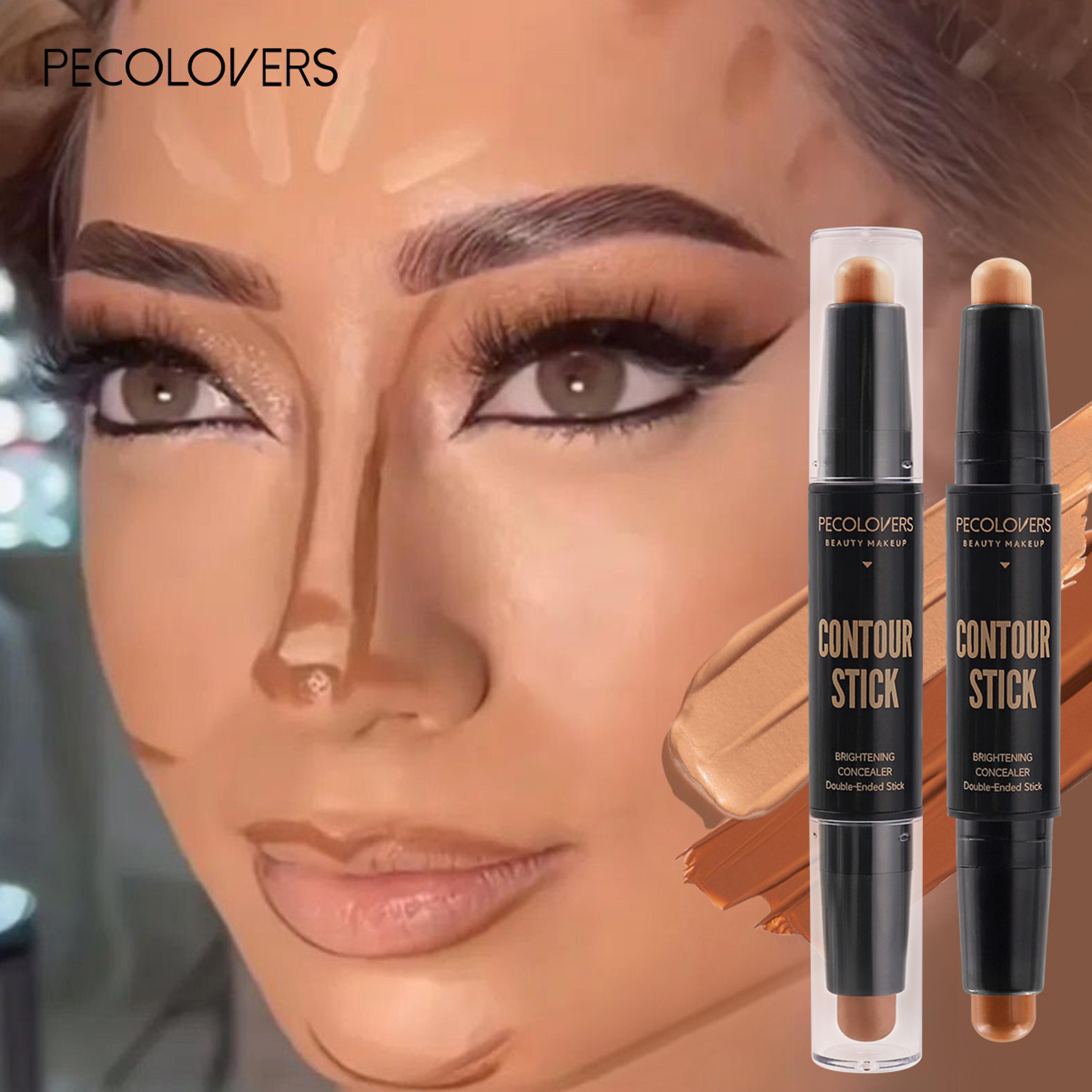 double head highlight pen waterproof makeup concealer and contour stick