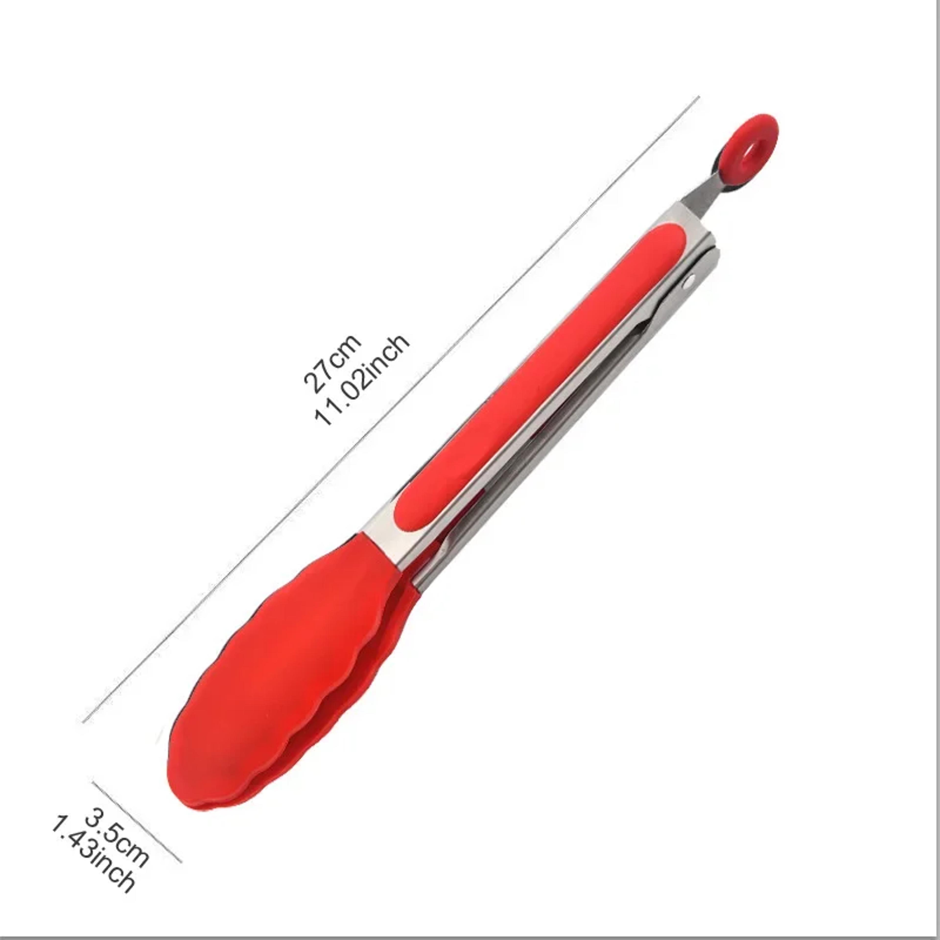 Stainless Steel Food Tong Silicone NonStick Cooking Clips Outdoor Barbecue Salad Tool Kitchen Acces 12
