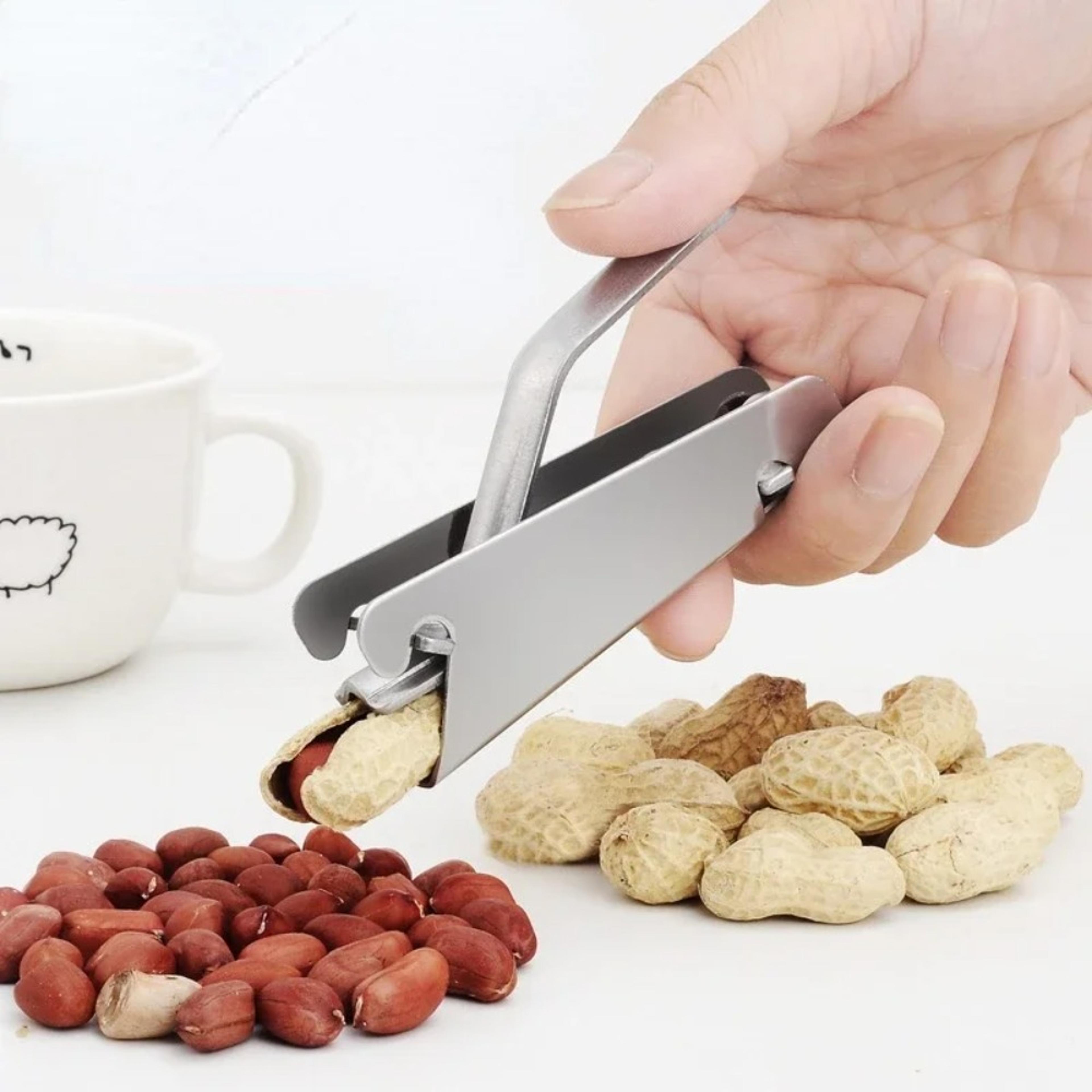 Stainless Steel Melon Seeds Sheller Nuts Opener Plier Clamp Pistachio Walnut Pine Opener Sunflower  2