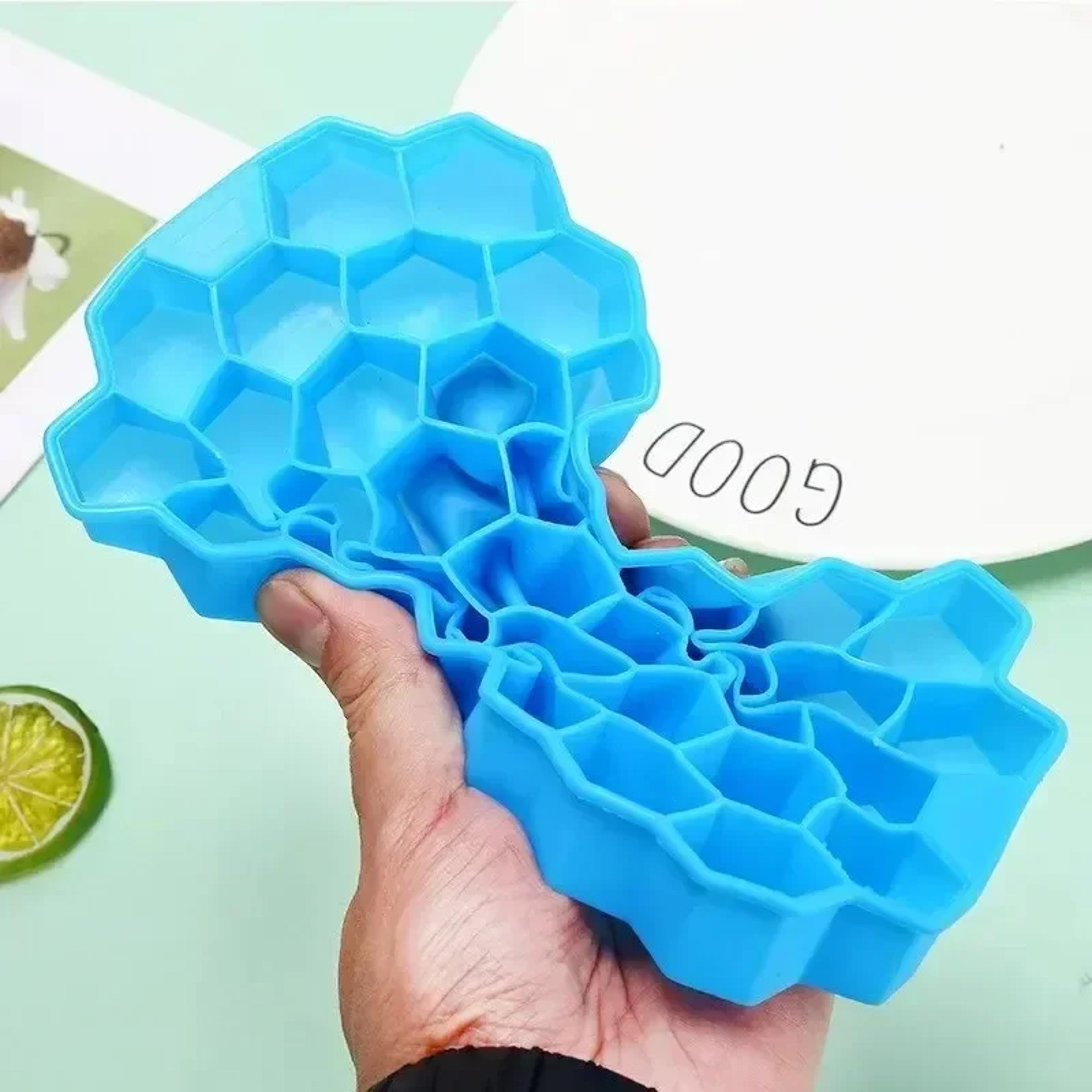 ice cube mold, reusable silicone ice cube mold, bpa free ice cream maker with lids, diy popsicle mold ice cube trays