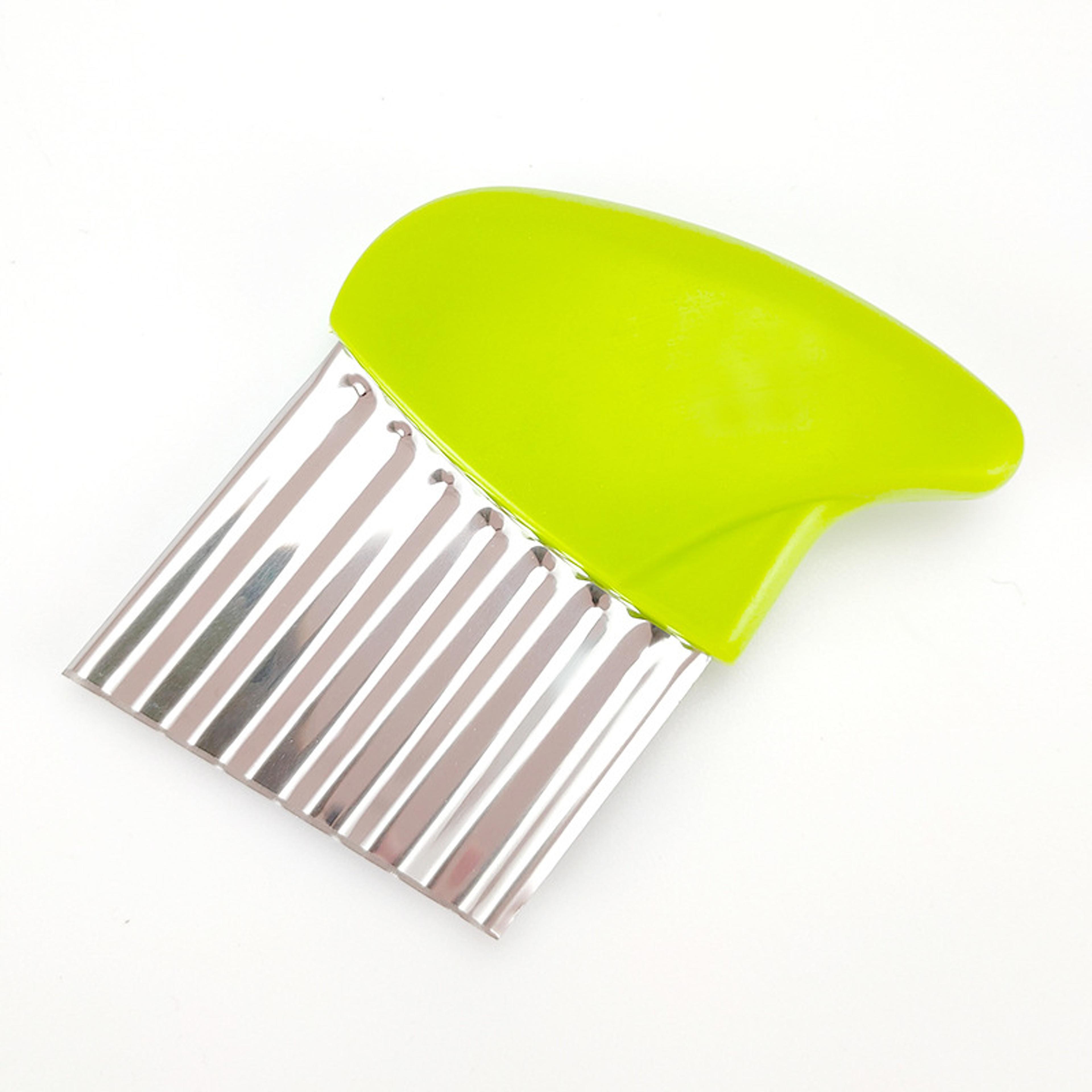 Stainless Steel Potato Cutter Wolf Tooth Potato Cutter Wavy Potato Knife French Fries Cutter For Pe 6