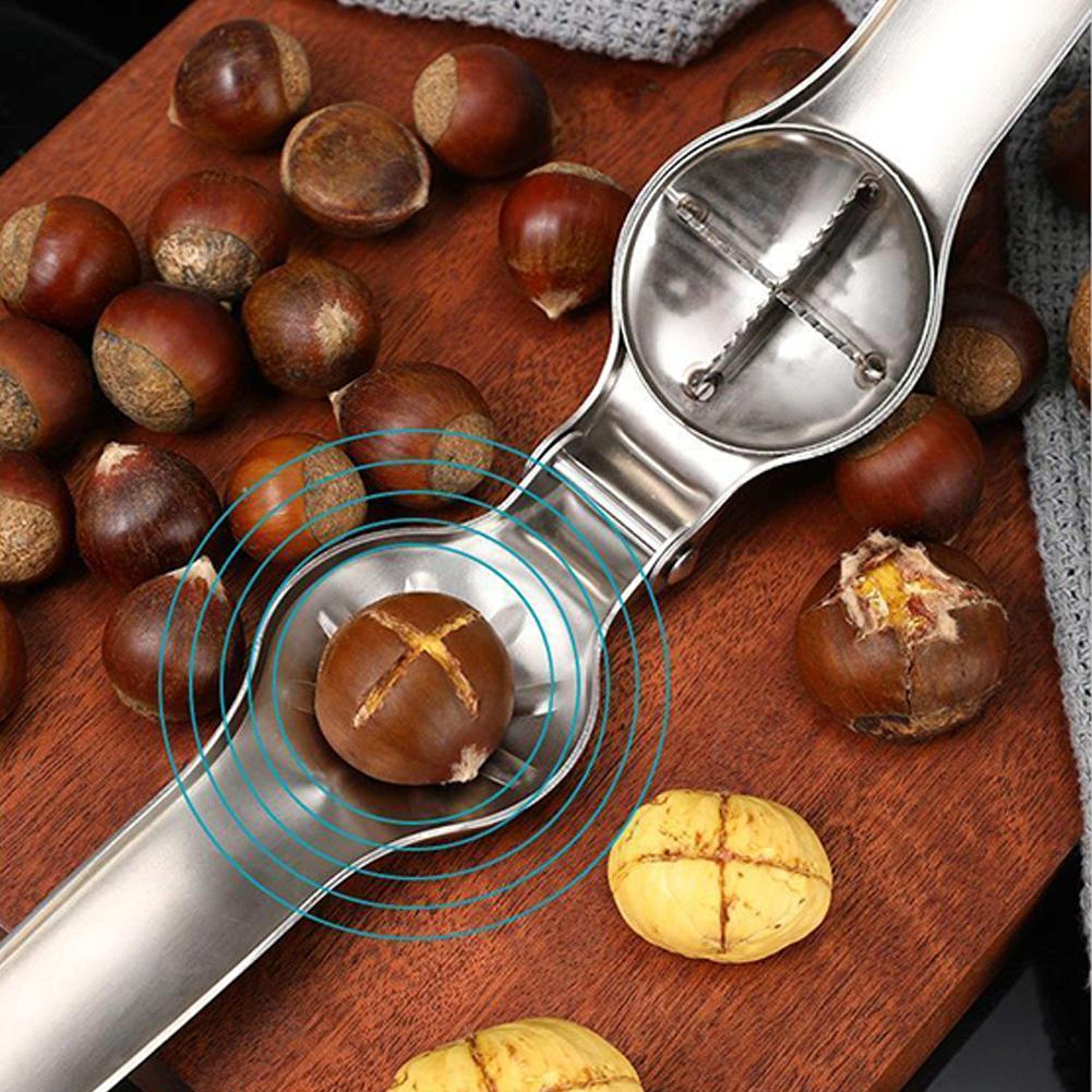 chestnut master stainless steel chestnut opener & nut cracker tool