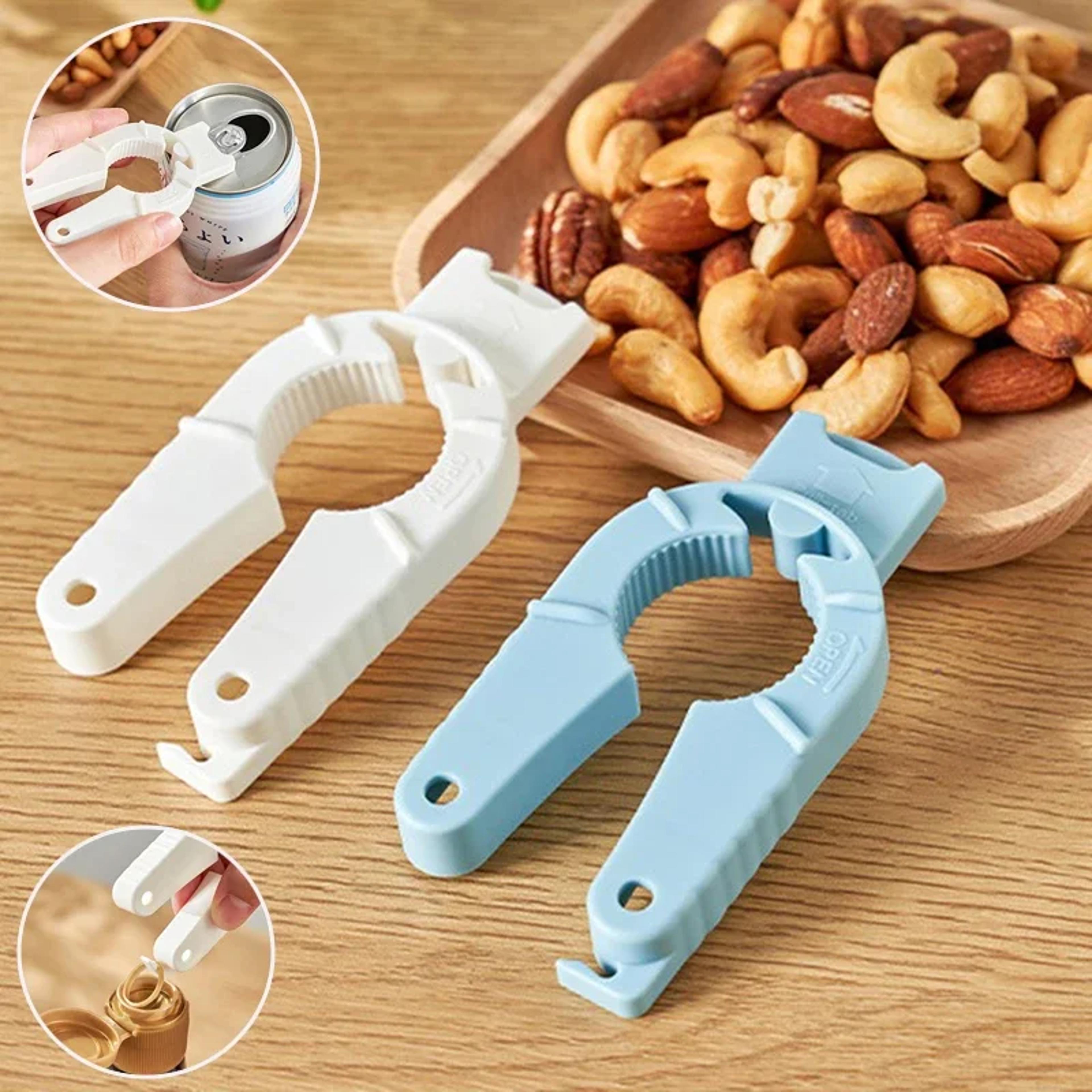 ergonomic jar & bottle cap opener for weak hands multi purpose lid remover tool