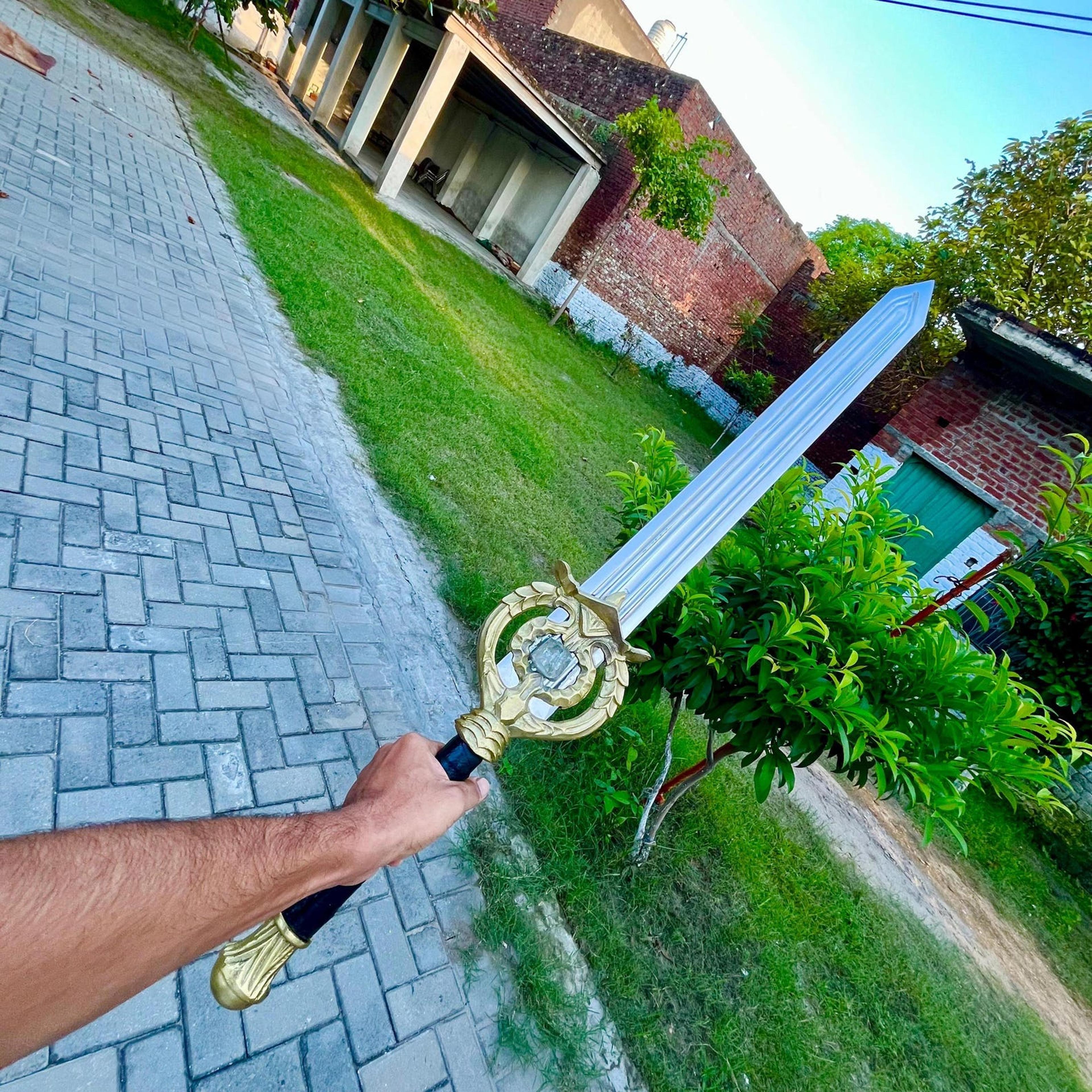Handcrafted Skyrim Dawnbreaker Replica Sword  HighQuality Cosplay Prop And Fantasy Collectibl 6