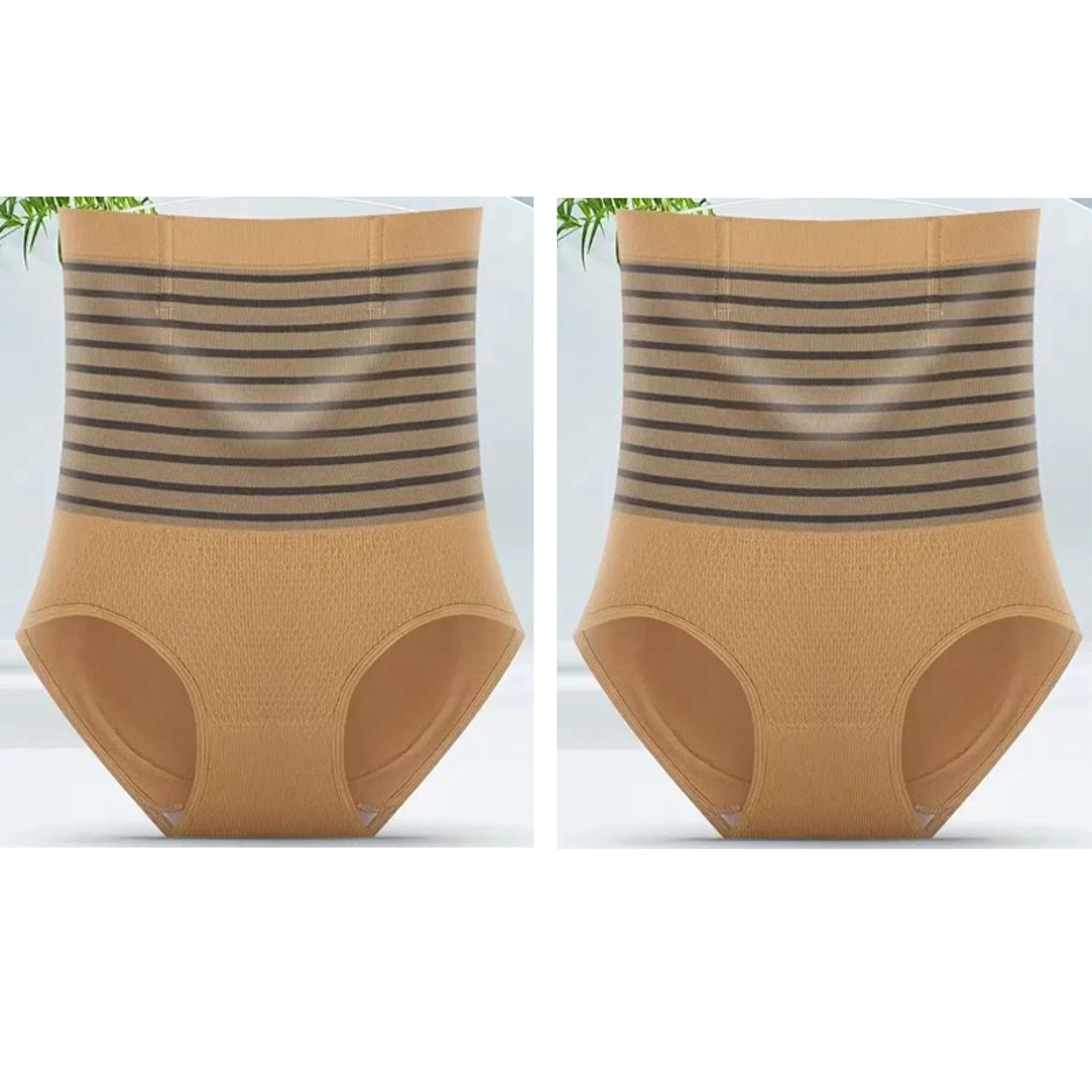 curvesculpt seamless high waist shapewear pantiesfor tummy control & butt lift