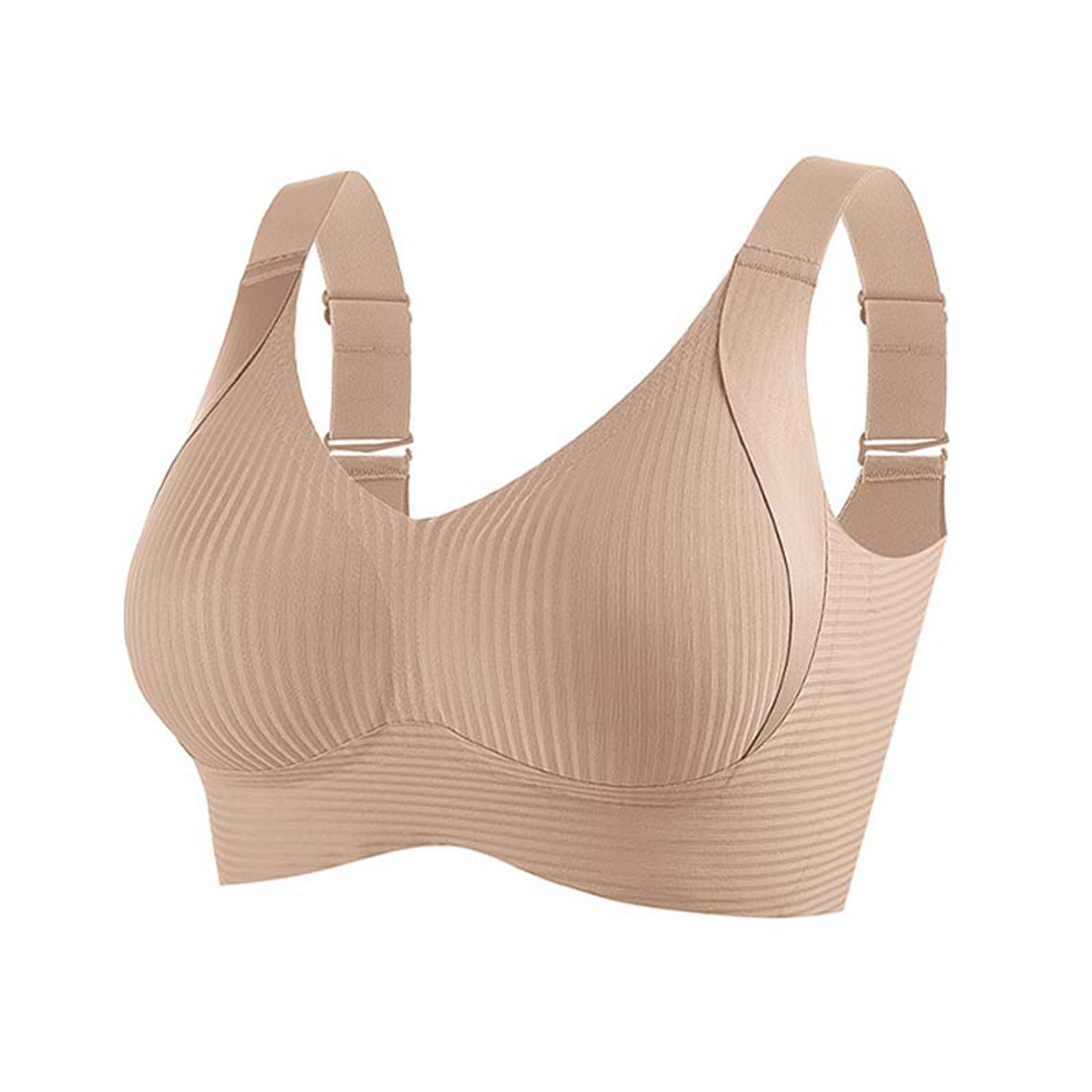 FallSweet Wireless Push Up Bra For Women  Plus Size Seamless Thin Cup Comfort Bralette 6