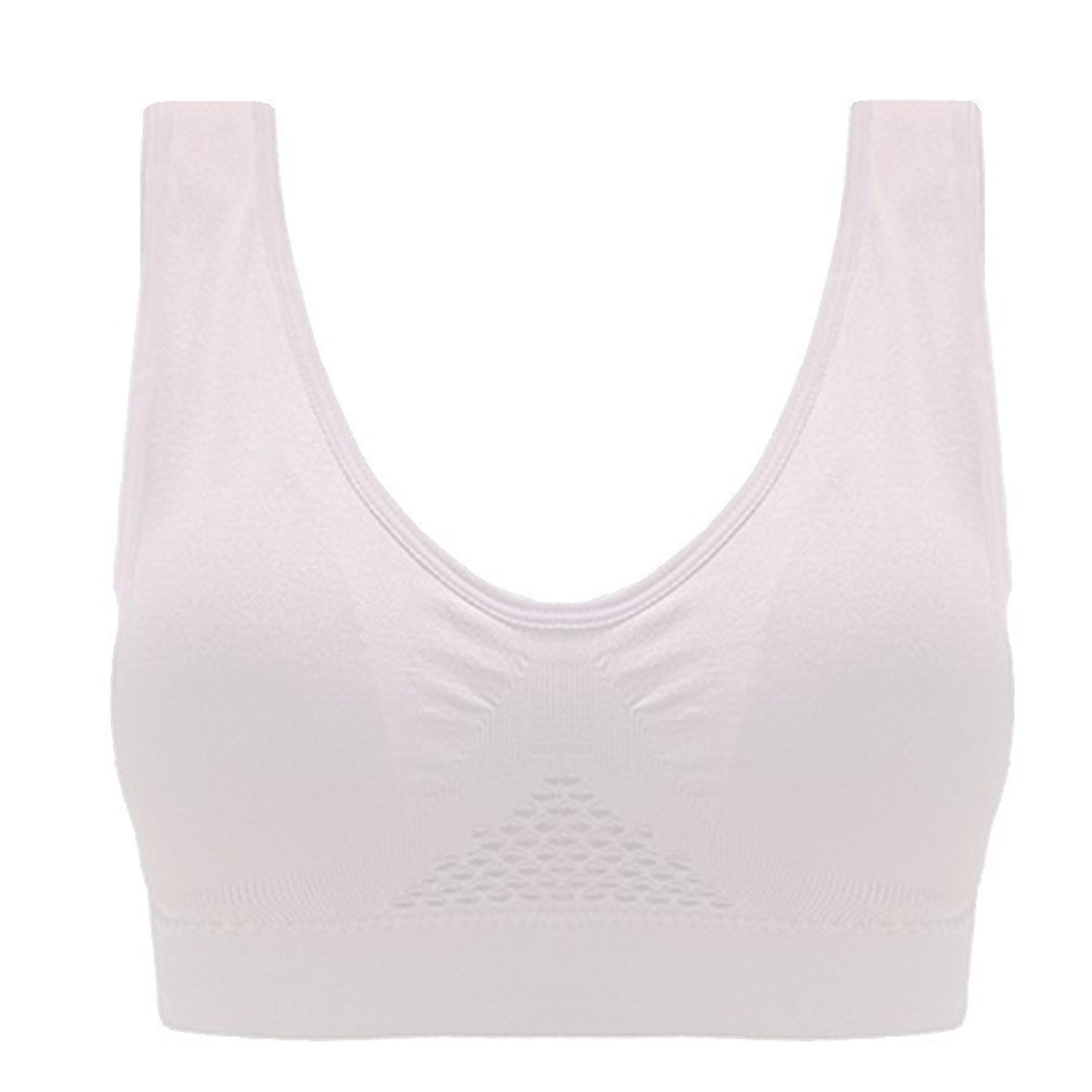 Breathable Large Size Mesh Yoga  Running Sports Bra For Women  Wireless Comfort 5