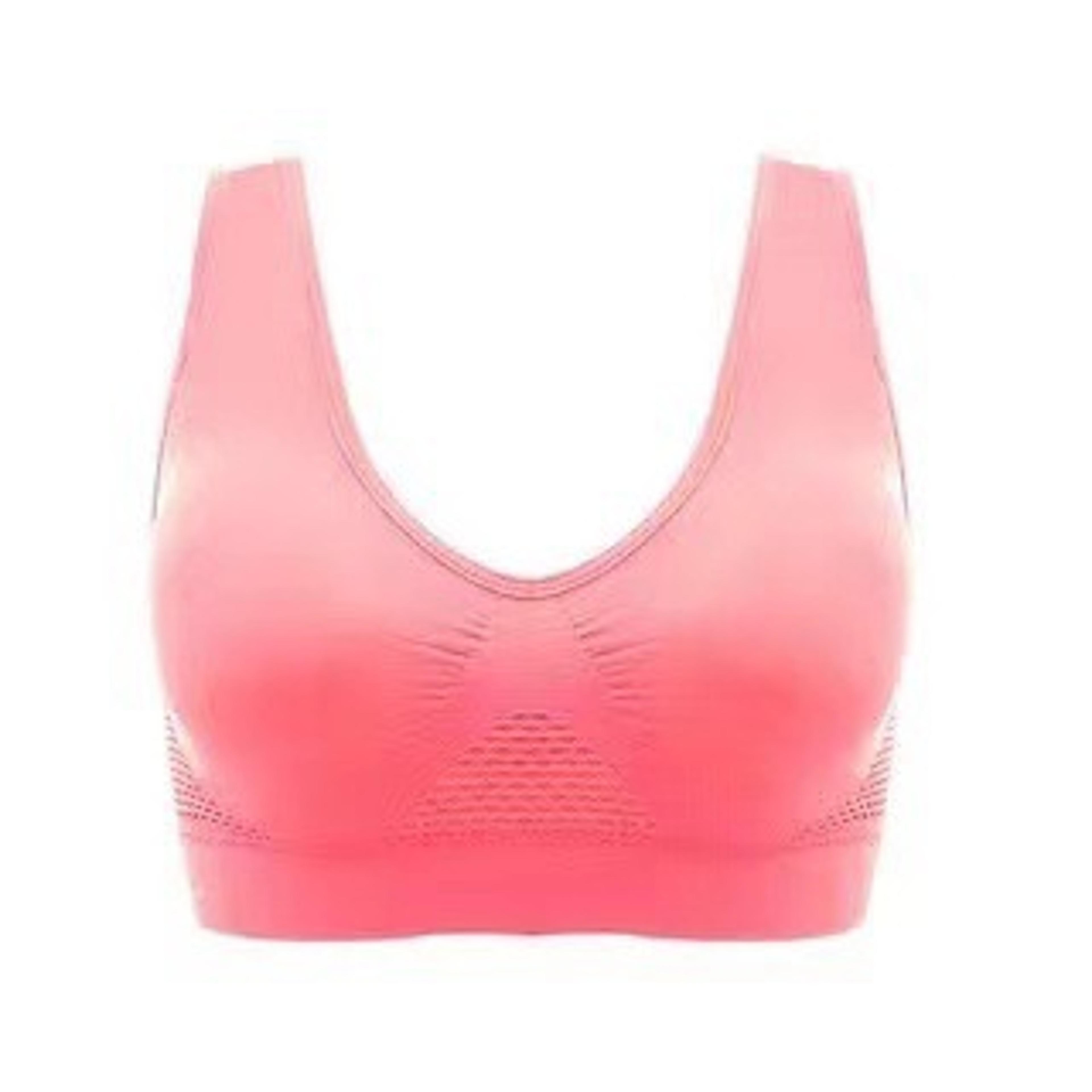 Breathable Large Size Mesh Yoga  Running Sports Bra For Women  Wireless Comfort 8