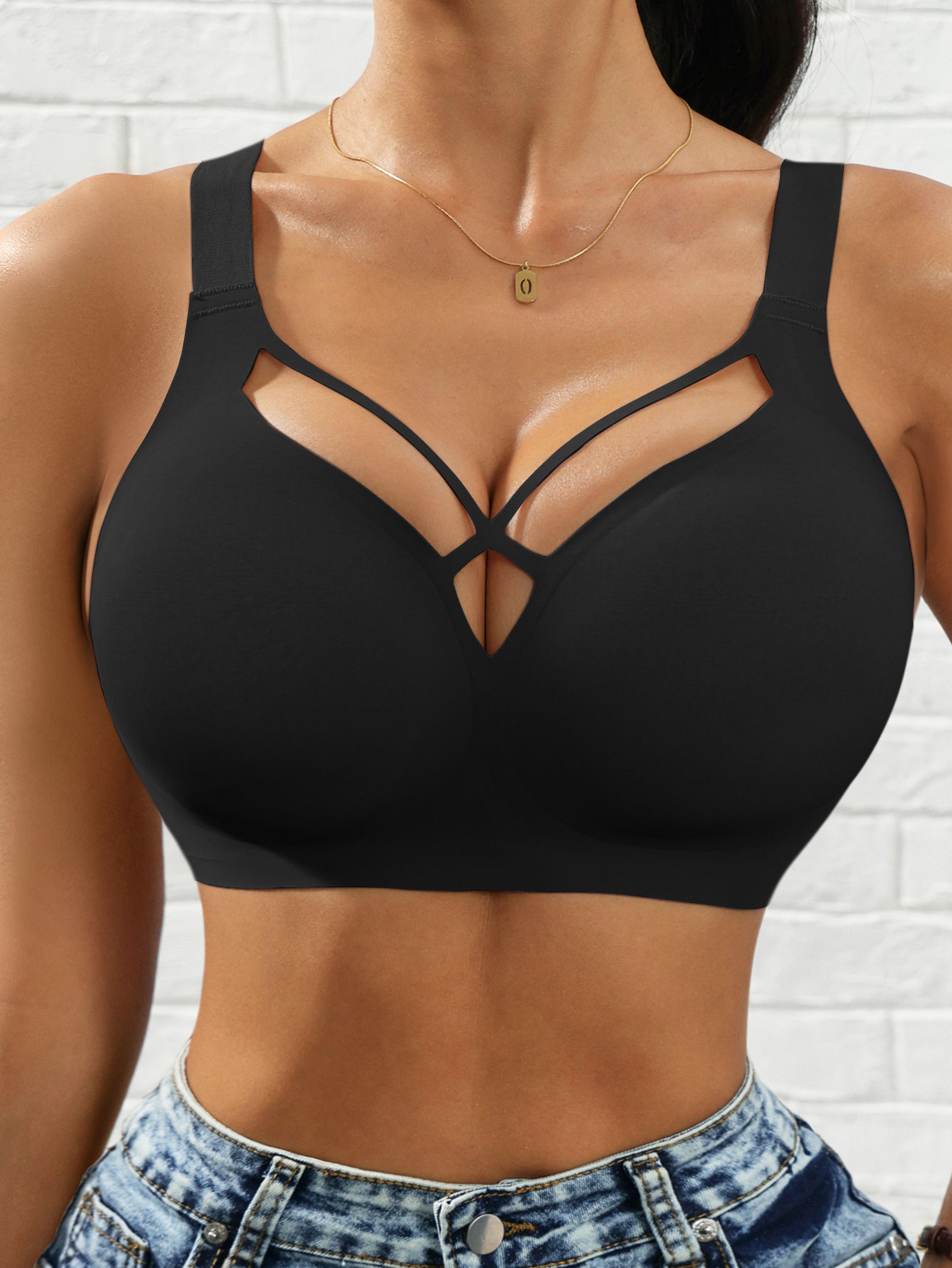 Premium Cross Front Yoga Sports Bra For Women Wirefree Comfort With Adjustable Straps  Removable Pa 4