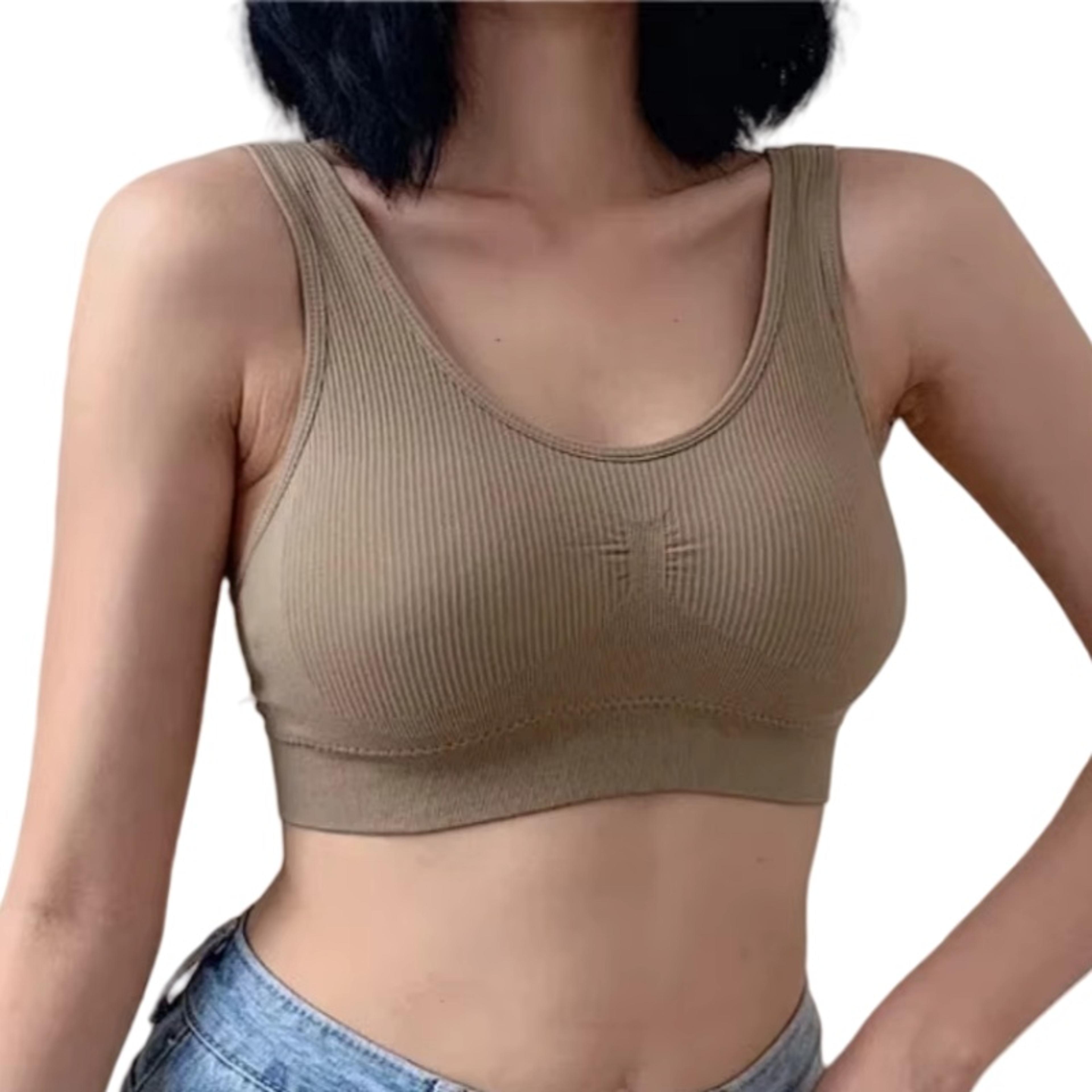 Seamless Push Up Wireless Bra For Women Non Wire Padded Bralette 1
