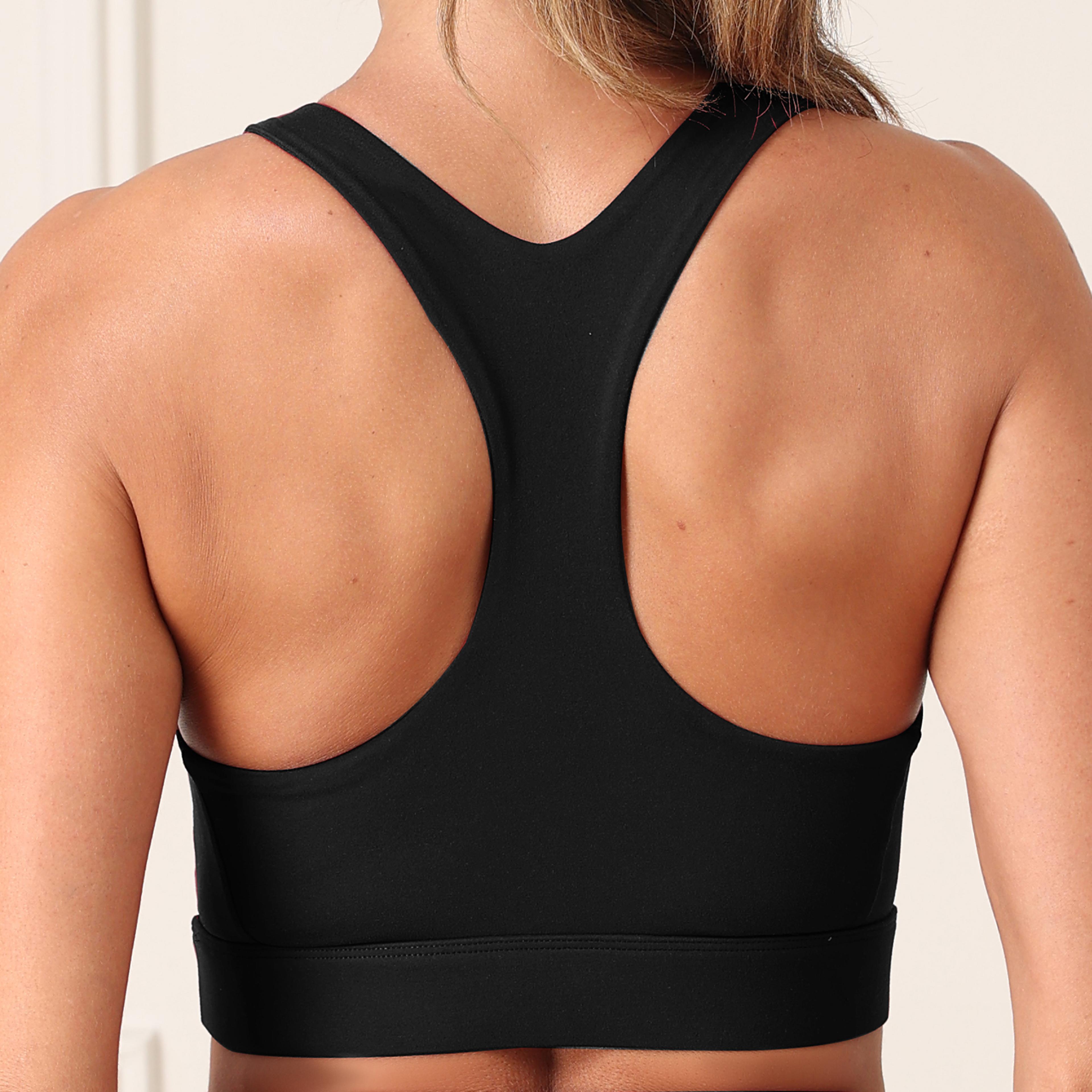 Womens T Back Yoga Bra Tank Top With Removable Pads 5