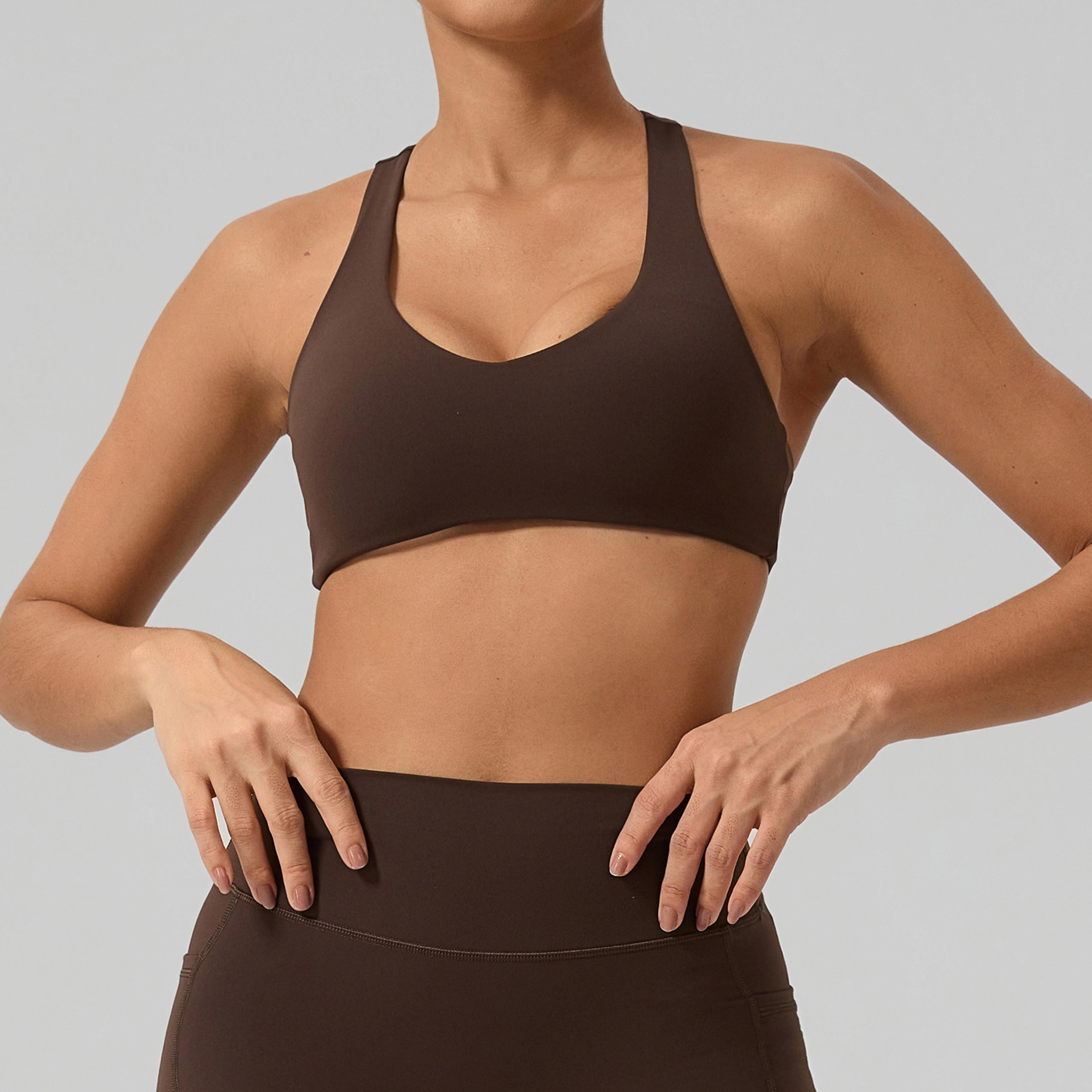 High Impact Racerback Sports Bra For Running Gym And Pilates 6