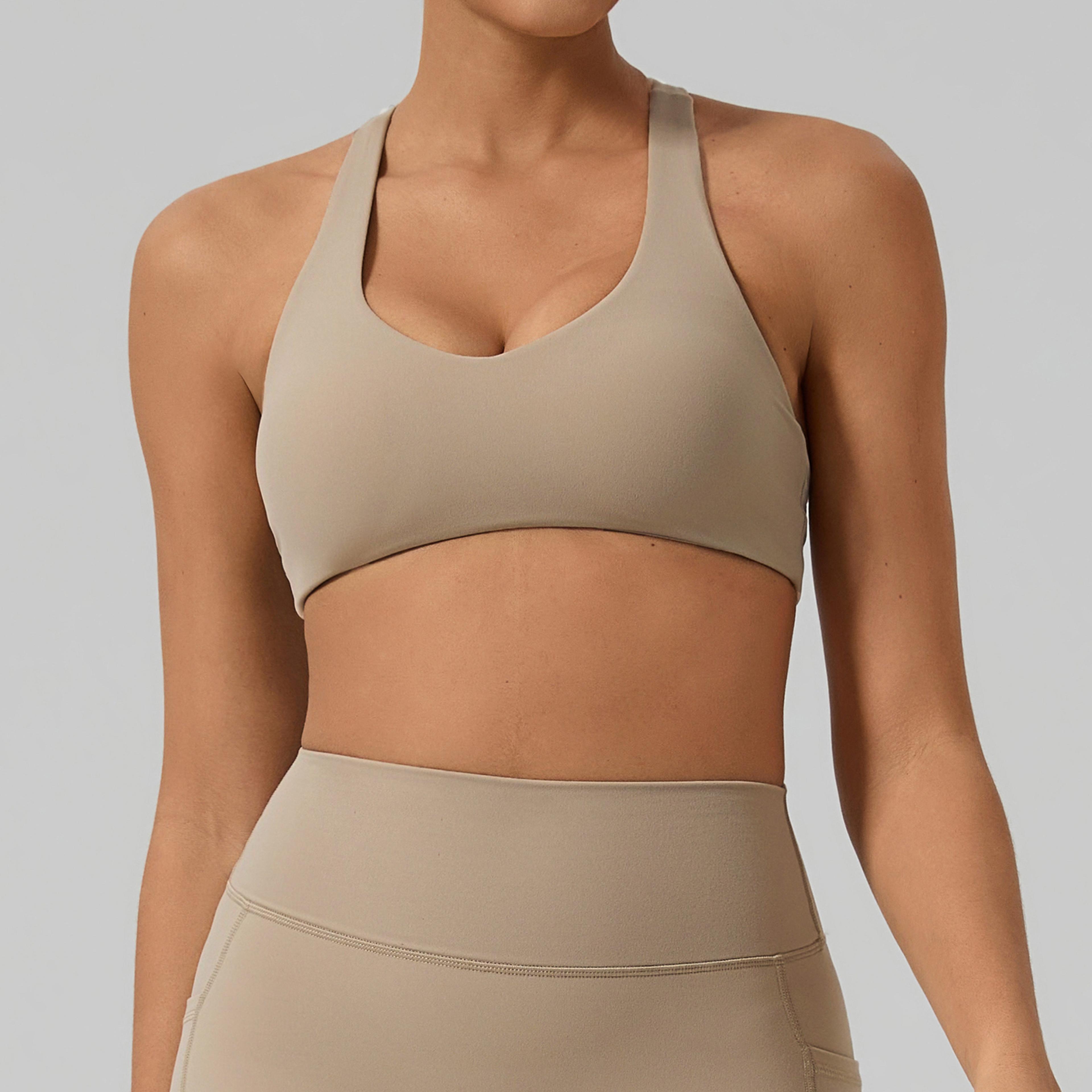 High Impact Racerback Sports Bra For Running Gym And Pilates 7