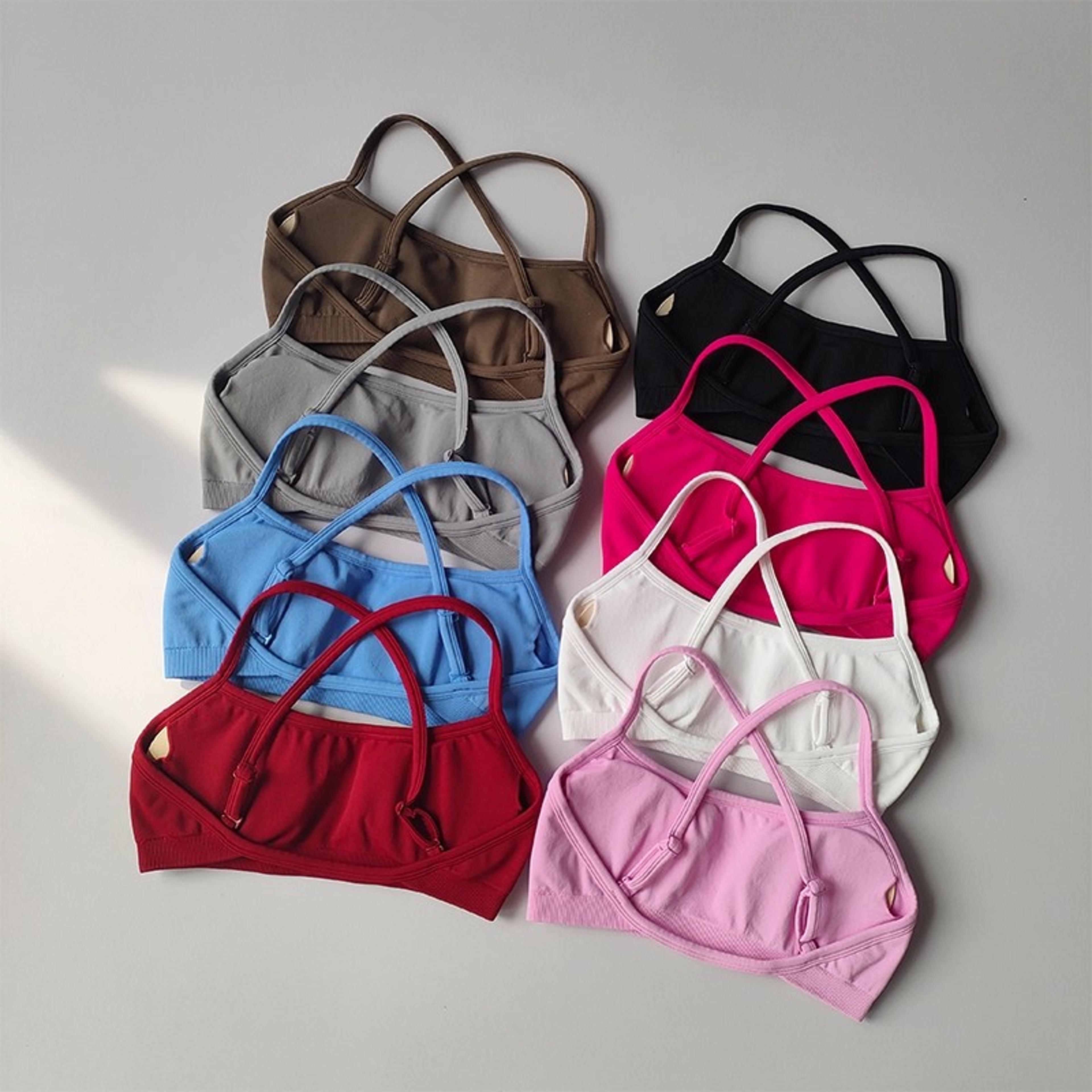 Seamless Shockproof Sports Bra Yoga Crop Top For Women 2