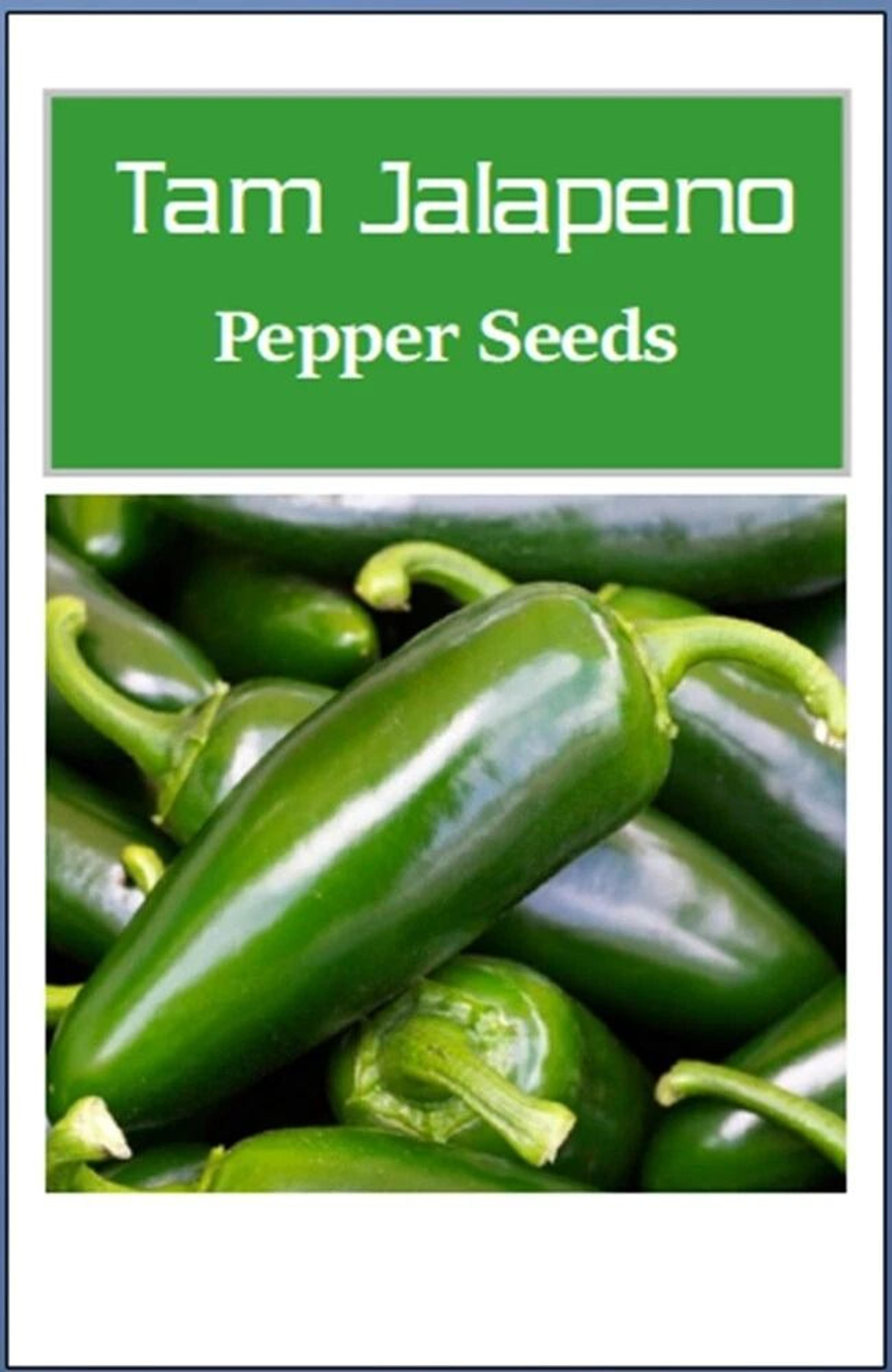 Tam Jalapeno Pepper Seeds NonGmo Jalapeno Pepper Seeds Heirloom Seeds 1