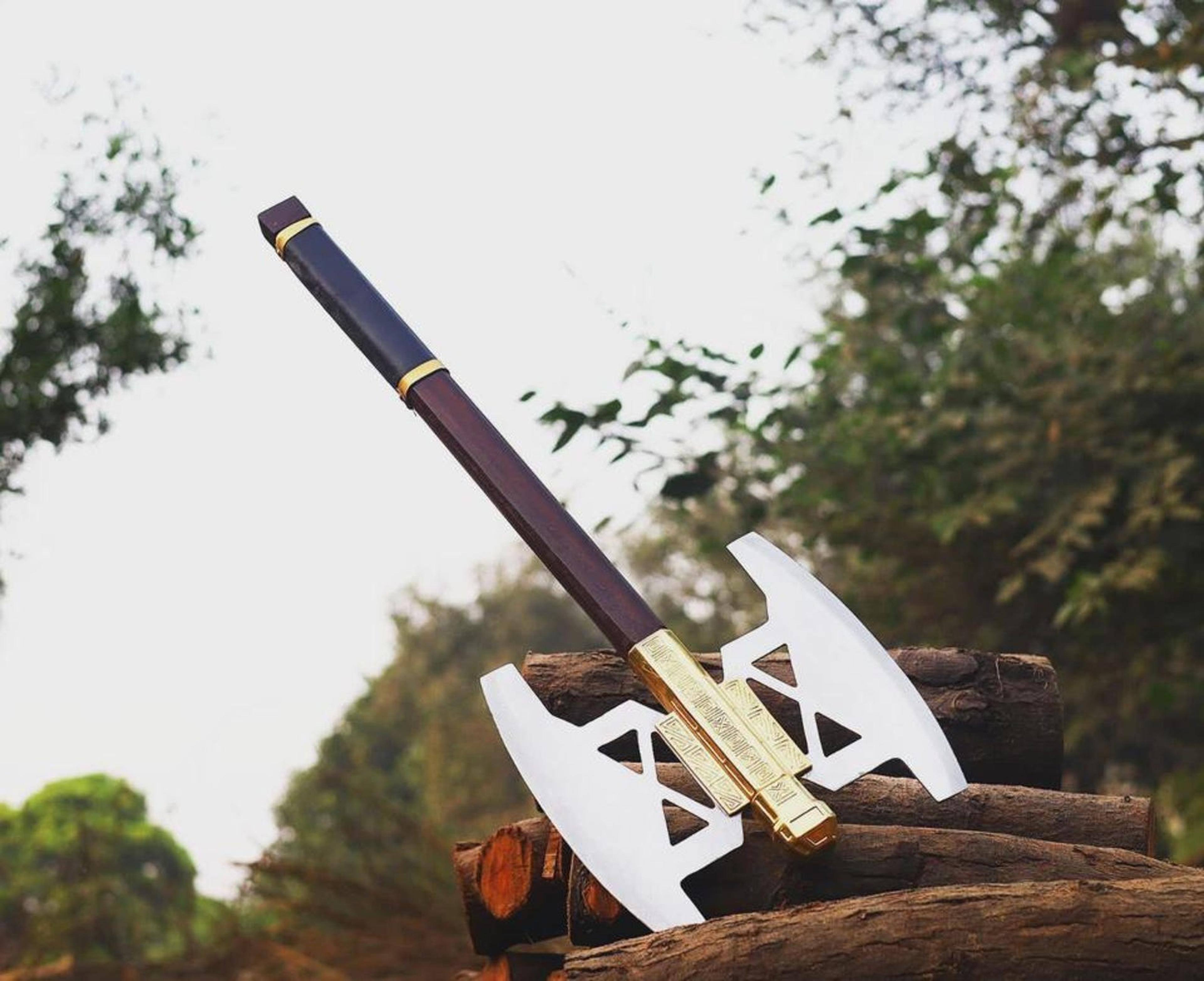 Custom Gimli Battle Axe LOTR Replica Stainless Steel Collector Gift For Men 4