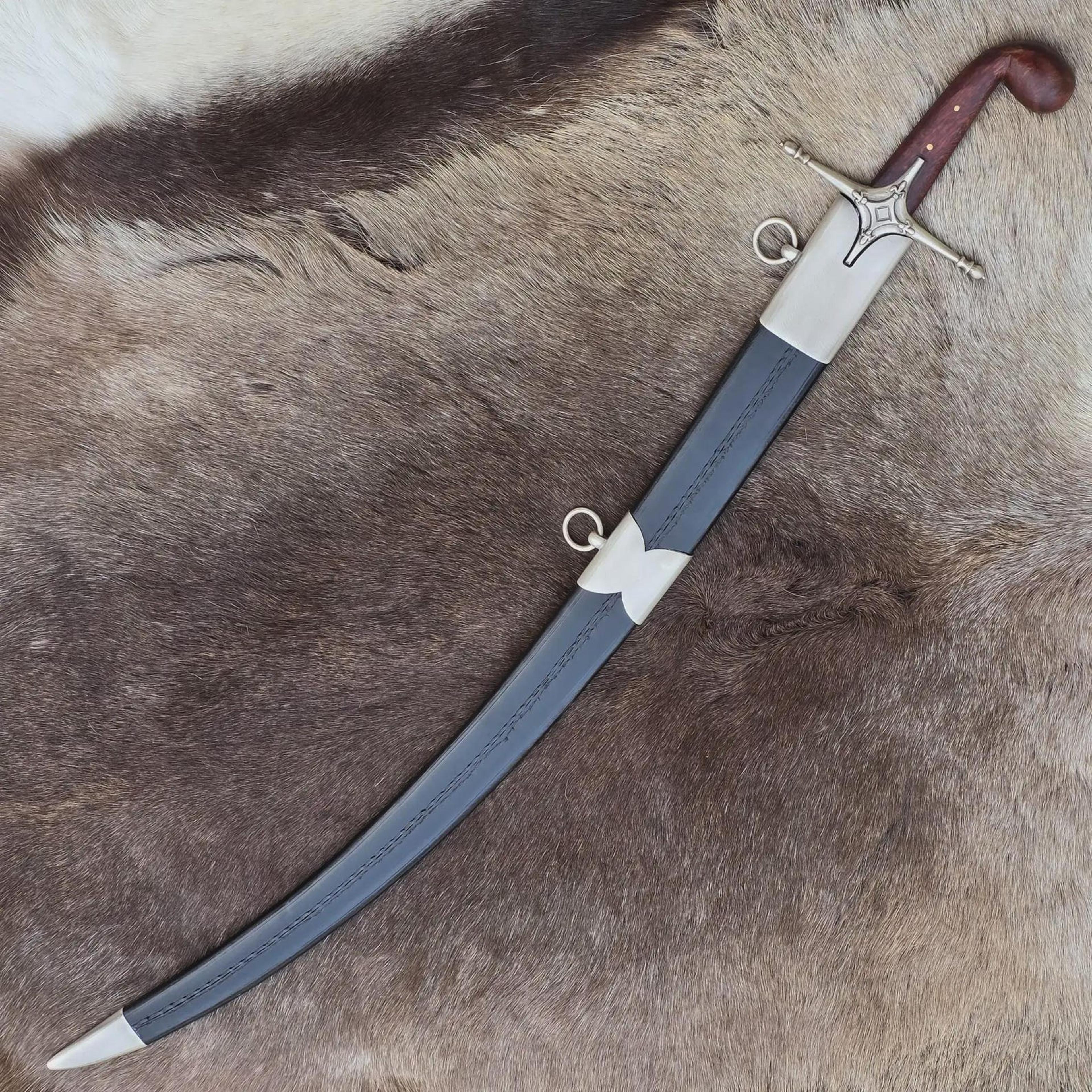 Custom Ottoman Saber Sword Kilij Replica With Scabbard Collector Gift 9