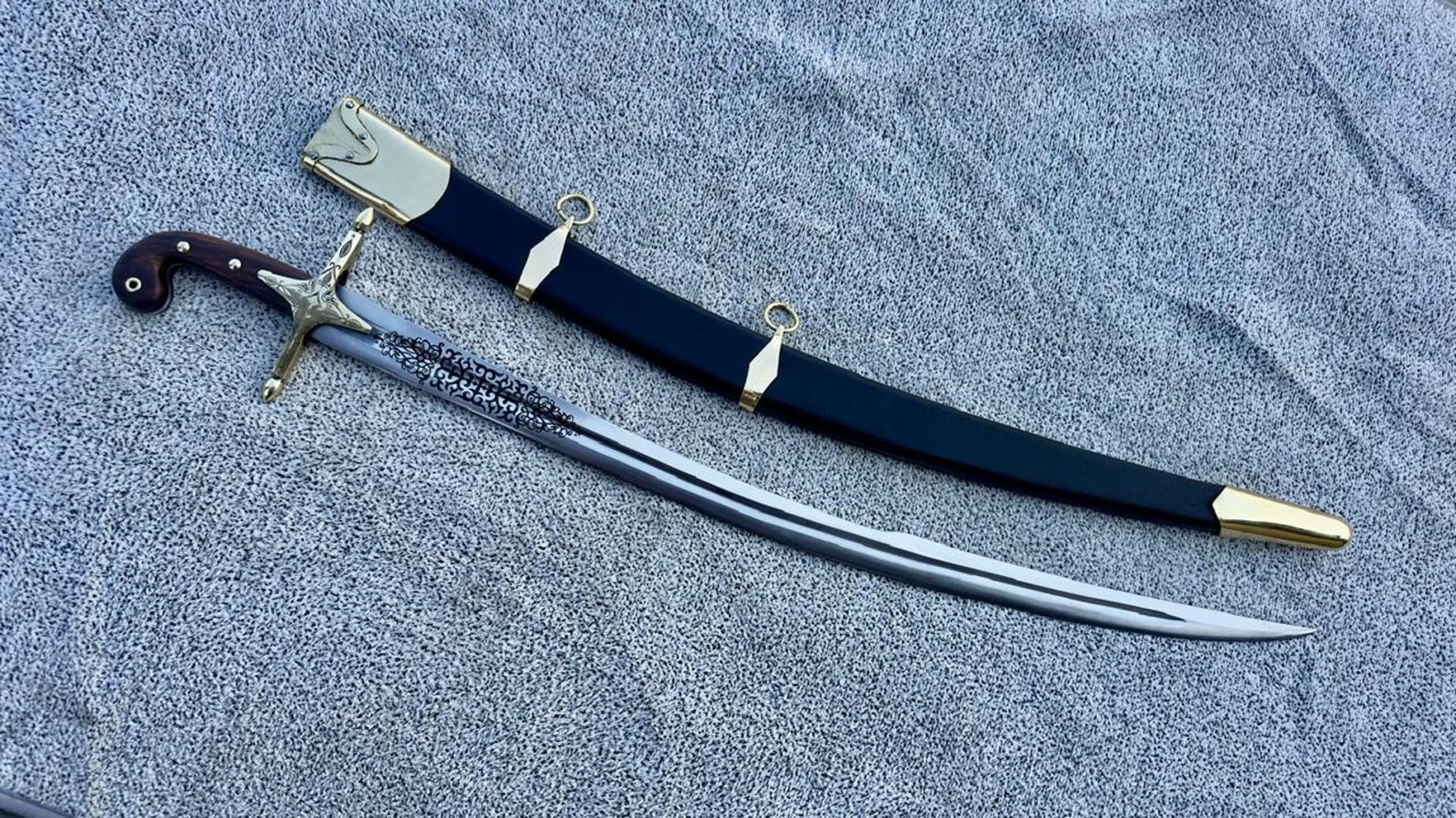 Custom Arabic Shamshir Saber Historical Islamic Sword Collector Gift  Islamic Collector Sword 2