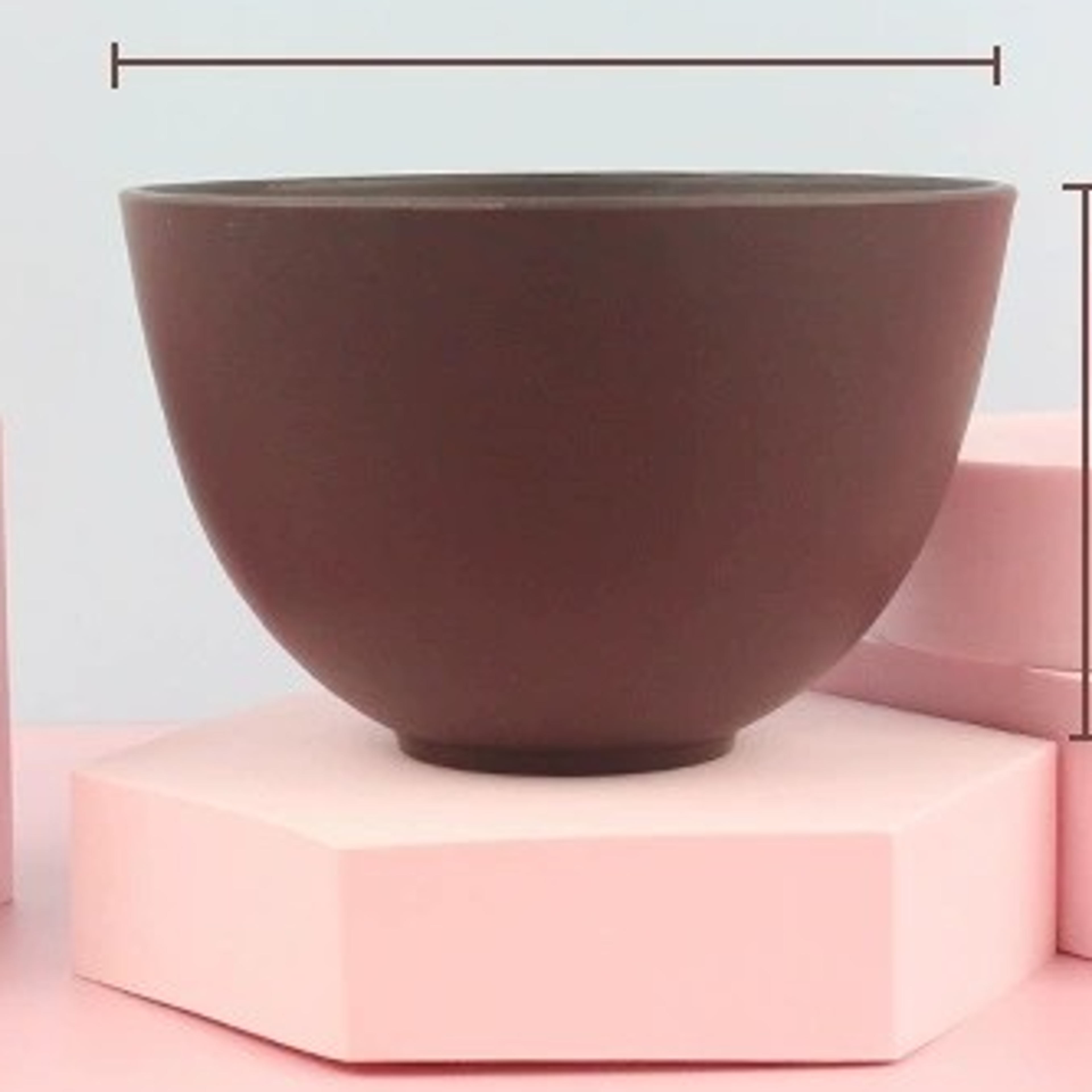 medium silicone mask bowl, mixing bowl, soft film bowl, beauty tool, mask tool for facial treatments