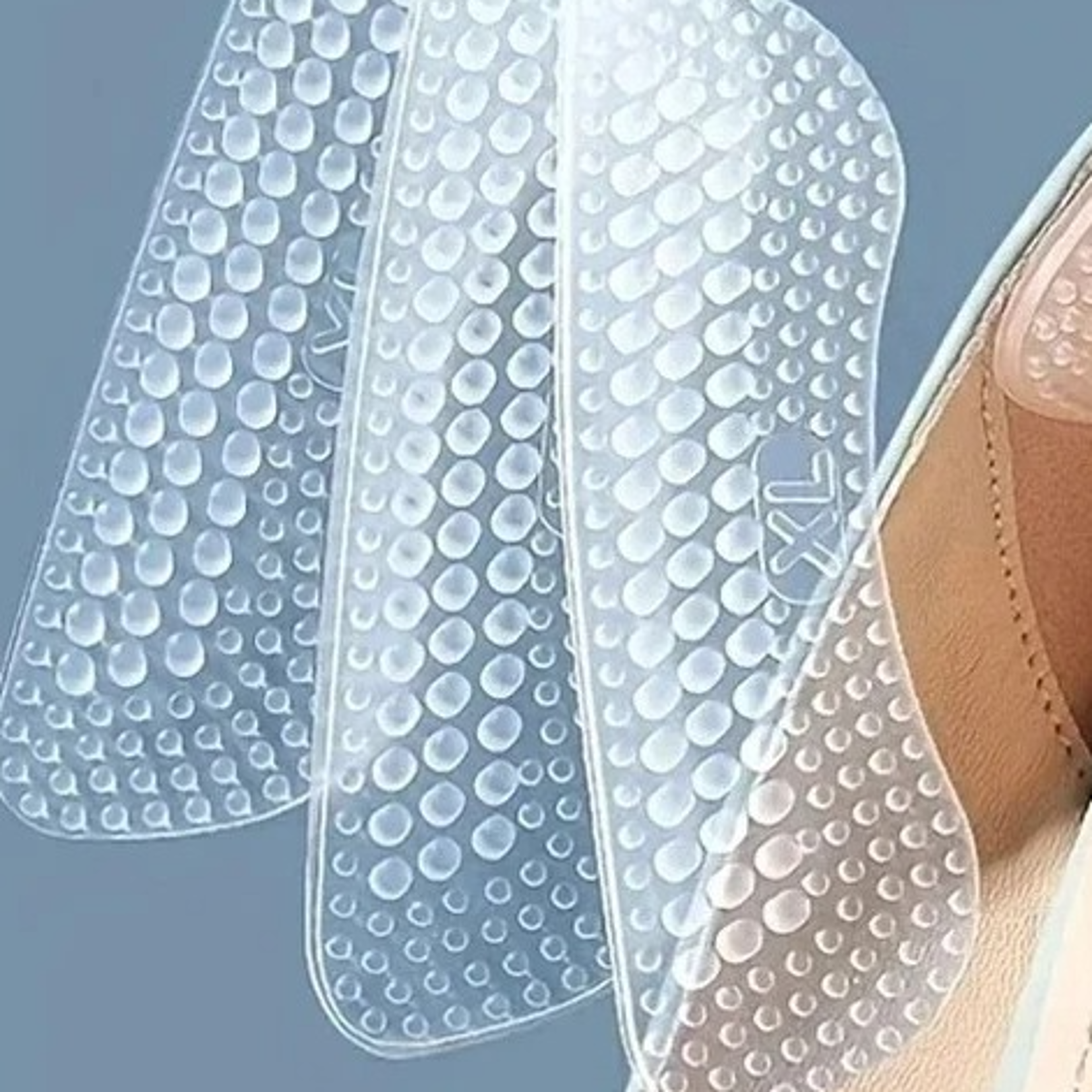 upgrade silicone heel stickers, anti-slip heel cushions for women and men