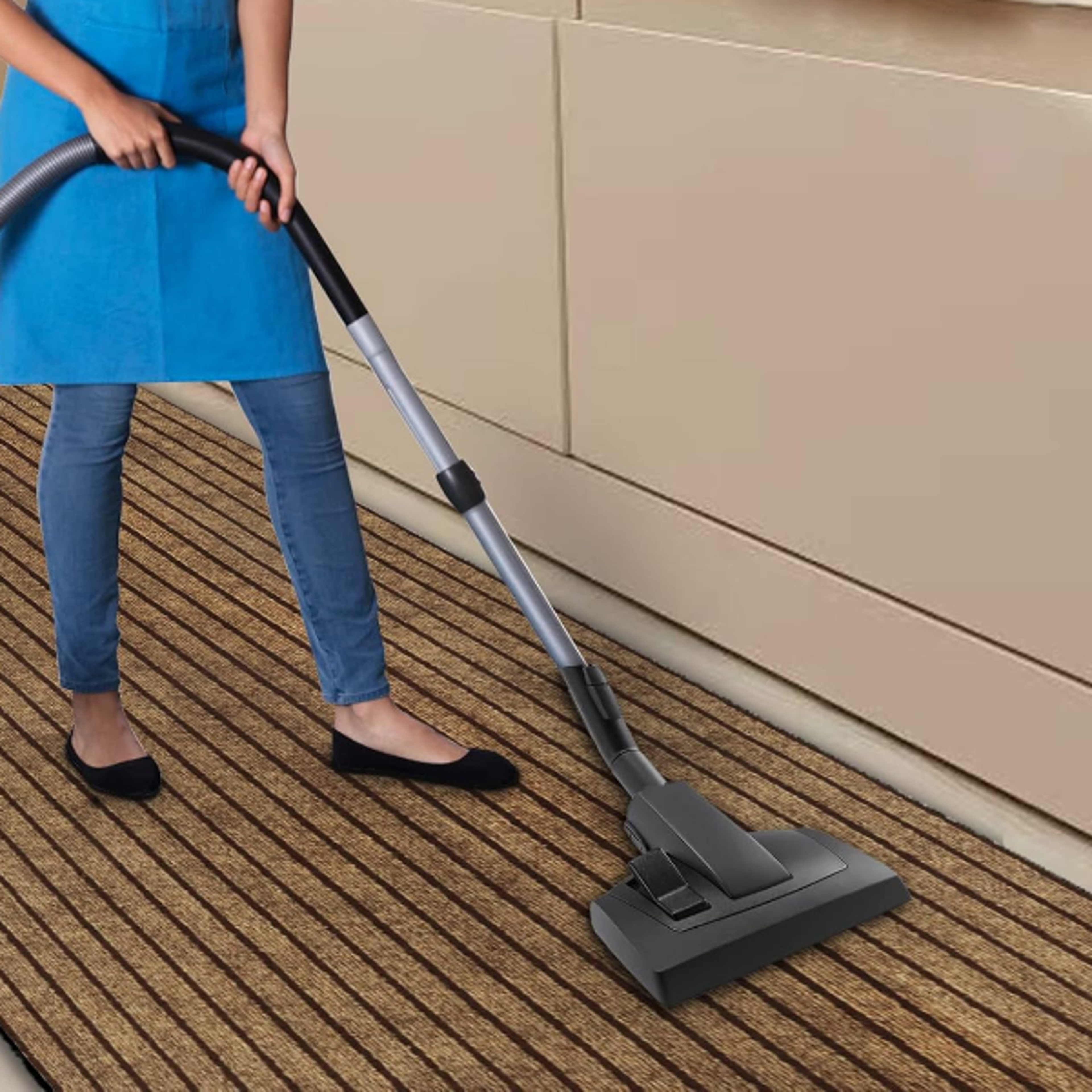 household striped carpet door mat, non-slip waterproof kitchen floor mat, easy to clean and customisation