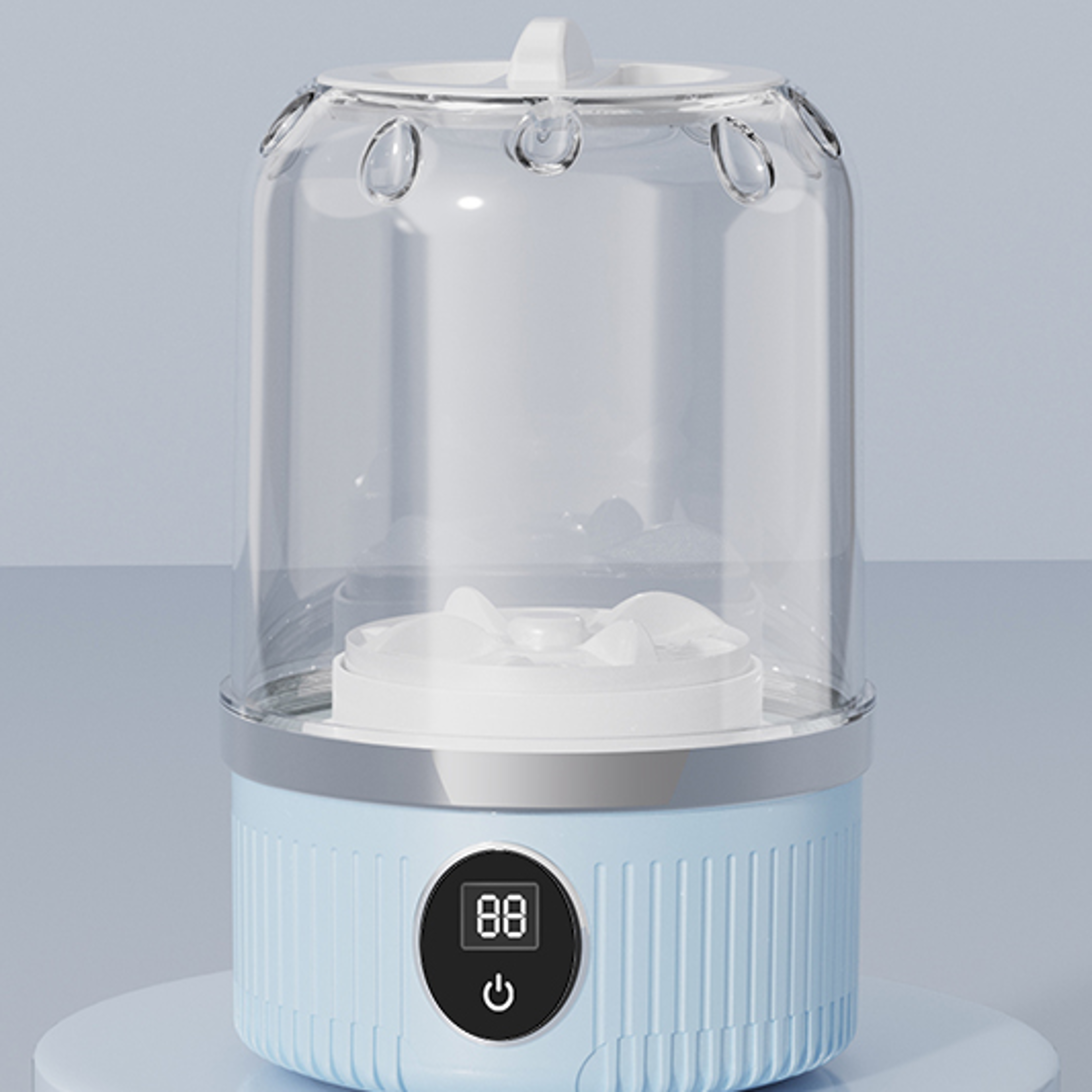 portable mini washing machine for pet clothes, wireless charging electric washing cup for home, underwear, and socks
