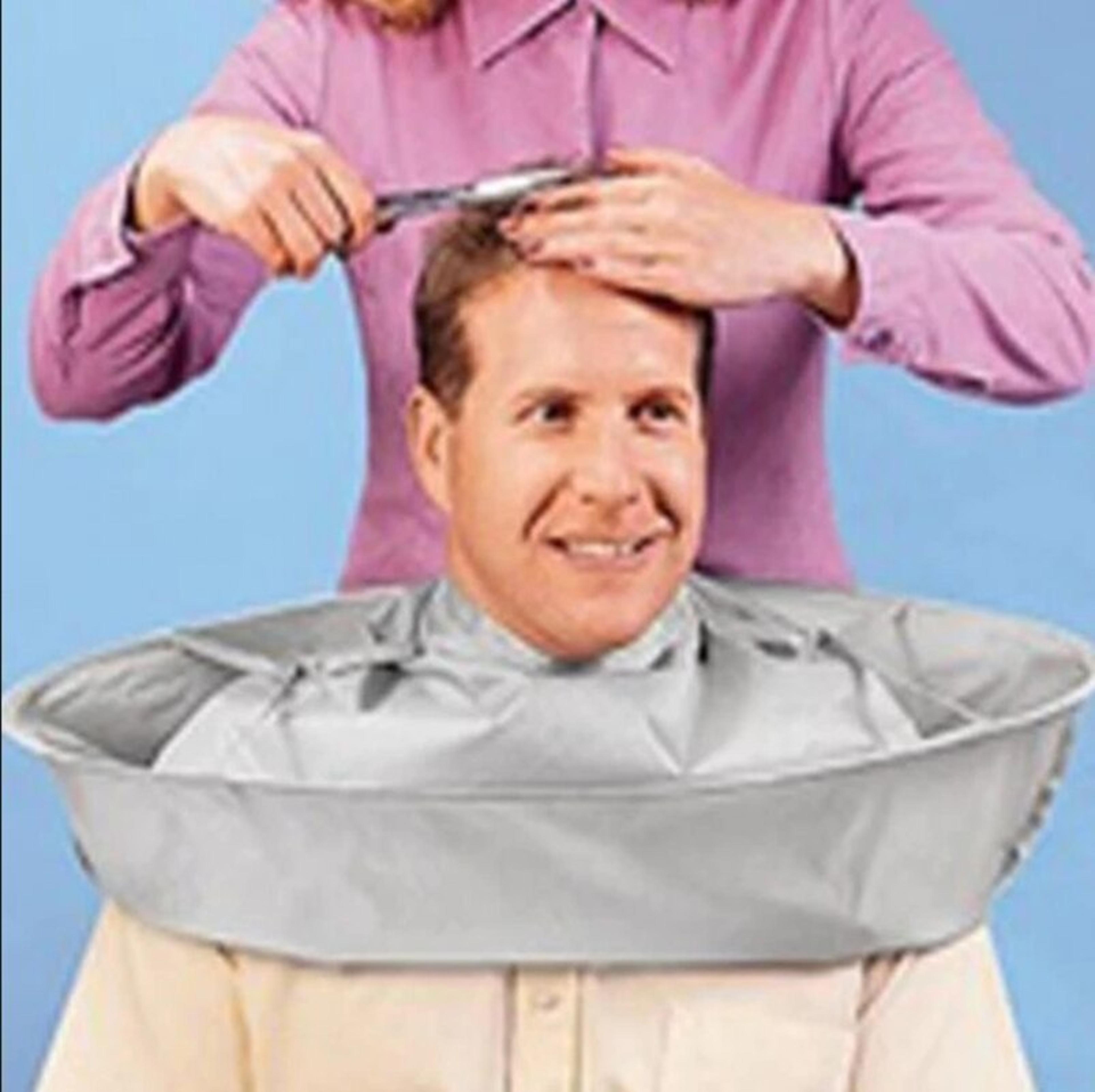 Adult Medium Size Haircut Cloak Cloth Breathable Hair Dye Tool Fold Able Household Haircut Cloak 1