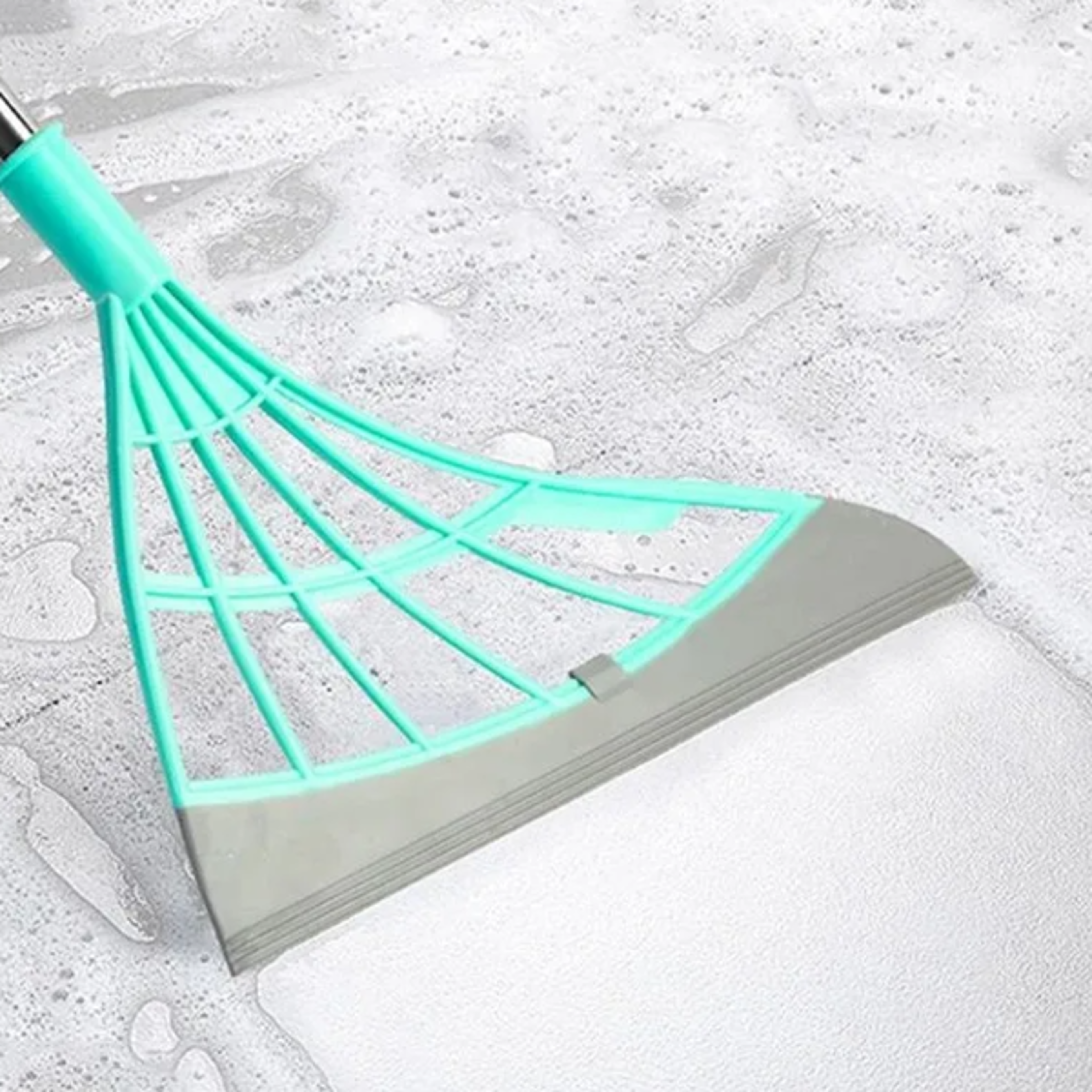 silicone scraper broom, magic wiper, glass wiper for floors and high places