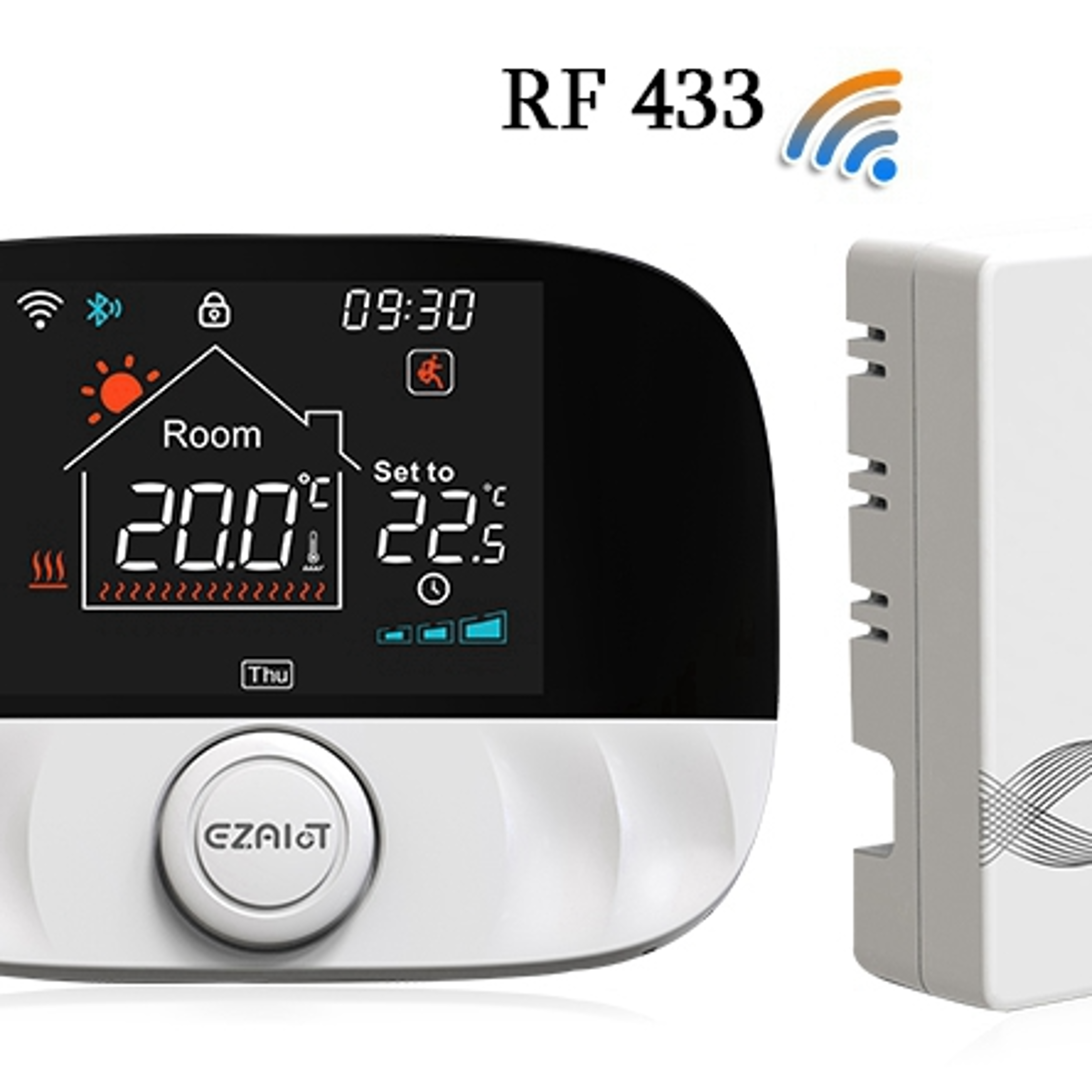 smart thermostat wifi wireless temperature controller for gas boiler water heating works with alexa google home