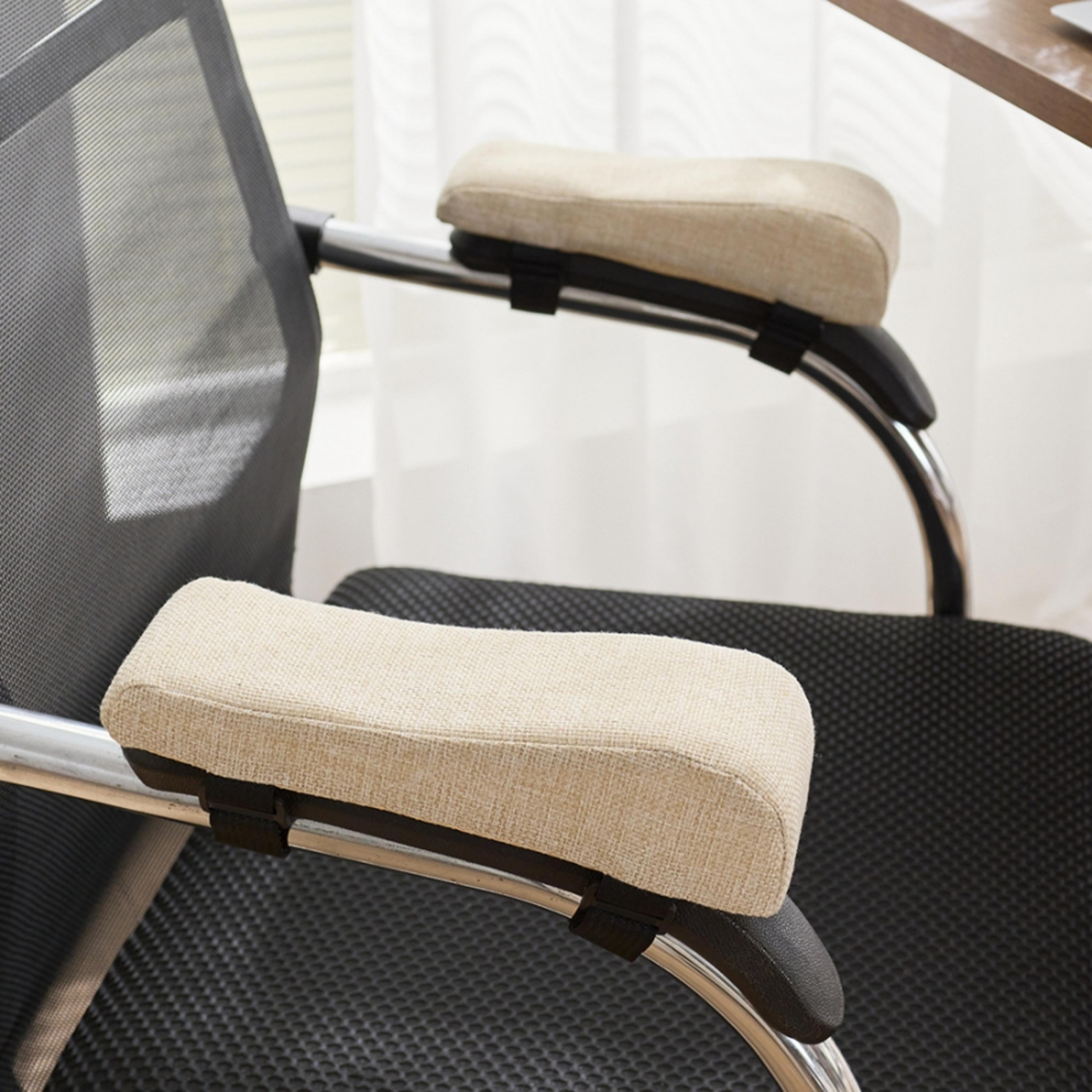 Memory Foam Arm Rest Cushions For Office Wheelchair Gaming Chairs Ergonomic Pressure Relief 4