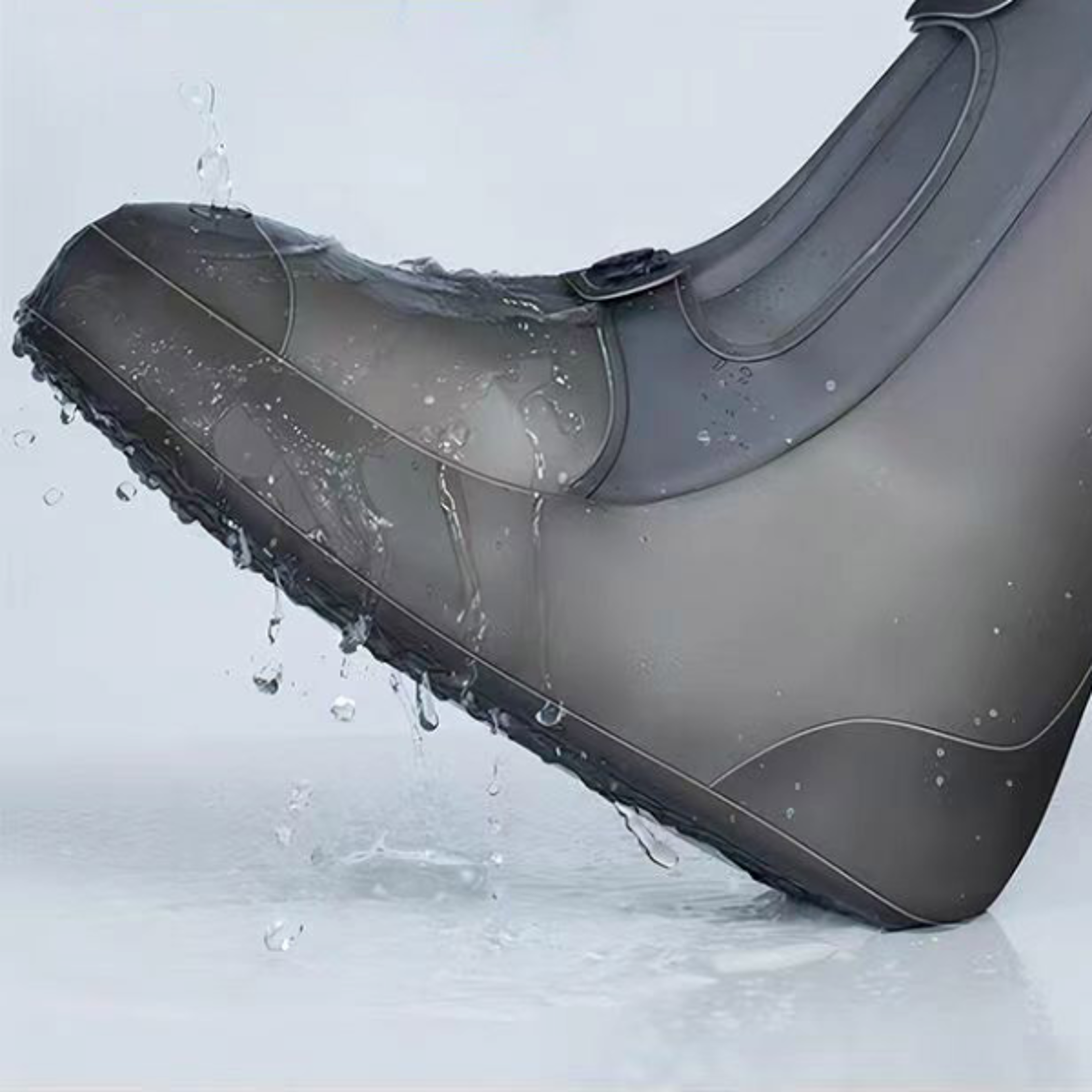 waterproof shoe cover pvc, reusable rain boot cover, snow ski foot cover, thickened warm outdoor protection