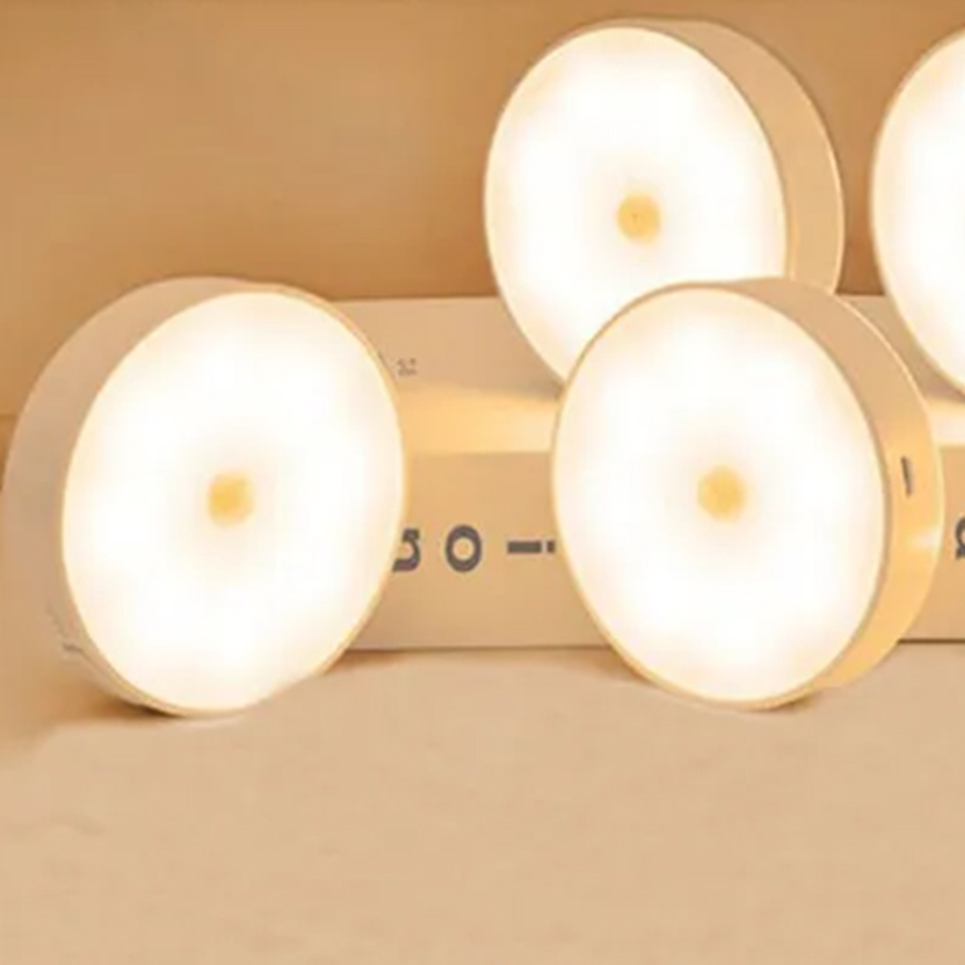 pir motion sensor led night light, usb rechargeable, wireless closet light for kitchen, cabinet, wardrobe, and staircase
