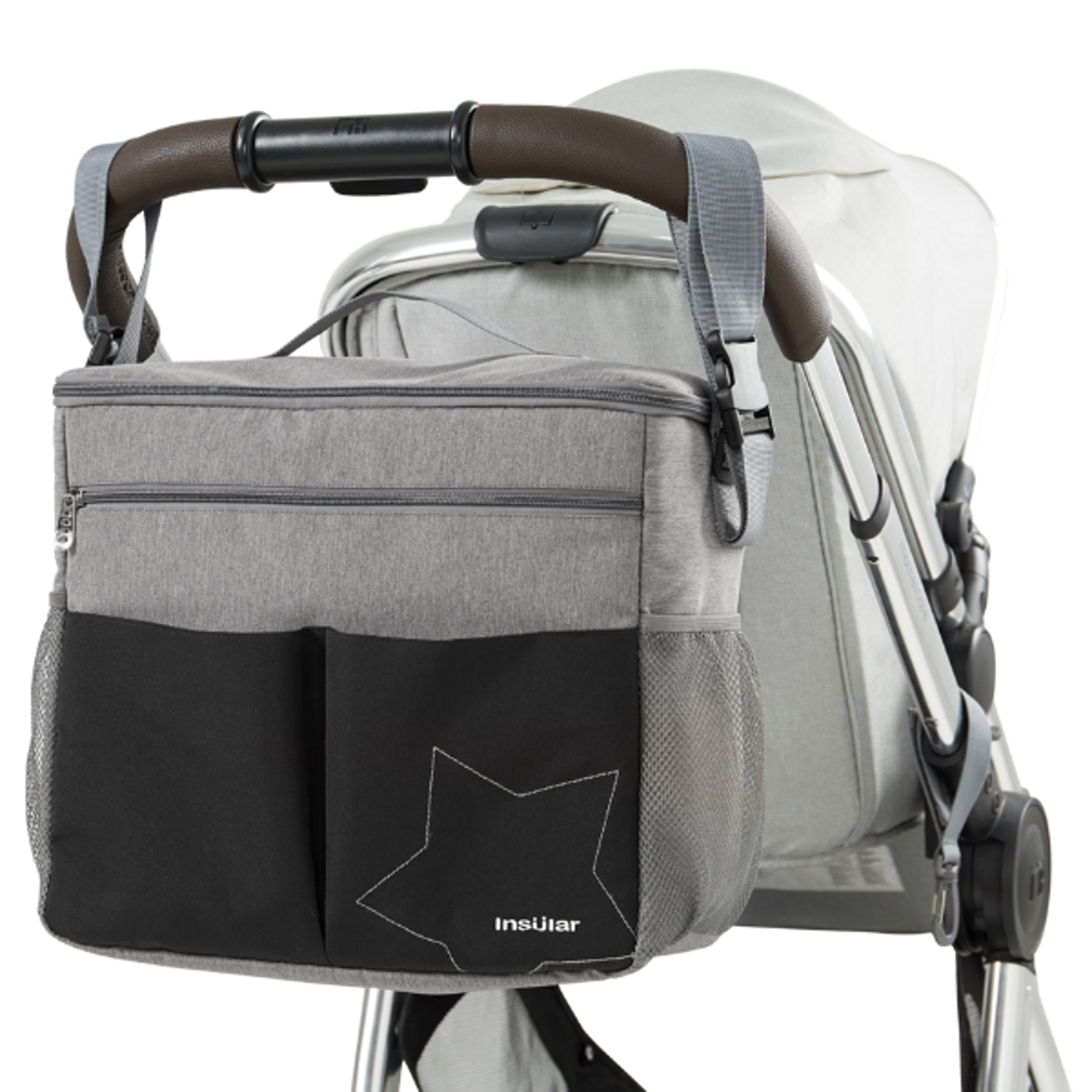 mommy diaper bags with anti-loss zipper, large capacity travel nappy backpacks for mothers, solid baby maternity nursing