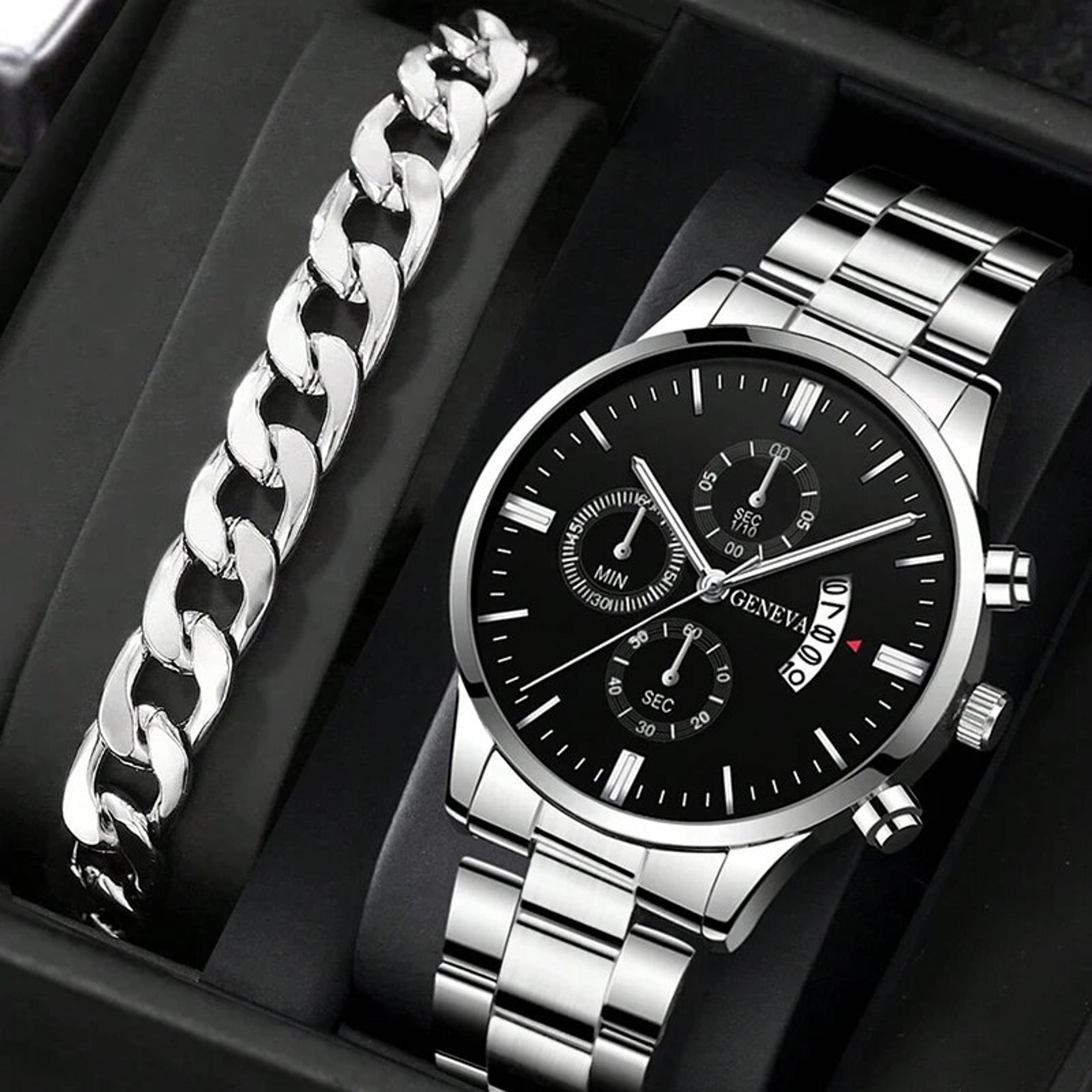 fashion men watch luxury quartz wrist watch, business watches man clock, male bracelet wrist watch