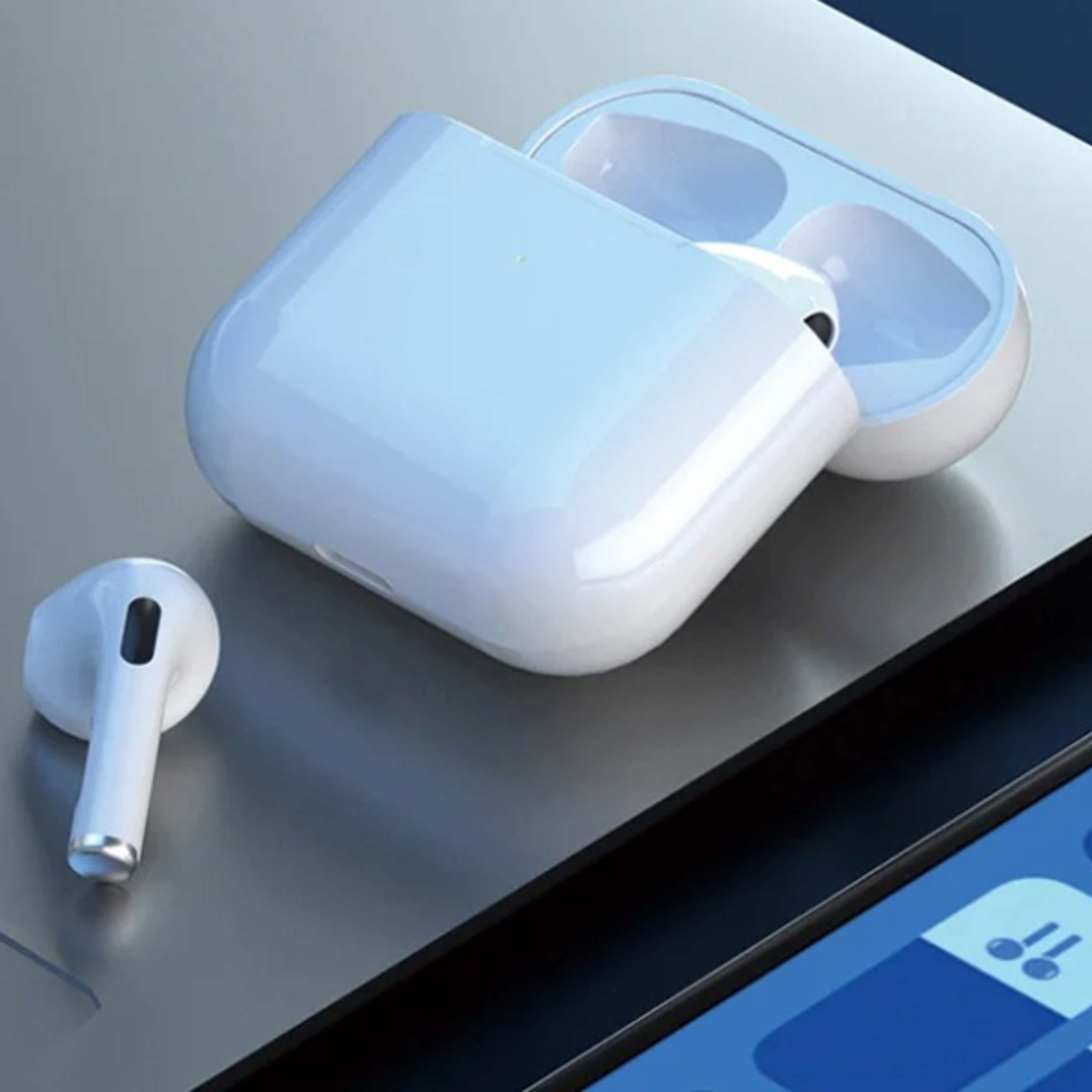 wireless bluetooth earphone, headphones sport headset, hd mic earbuds with touch control for smartphone
