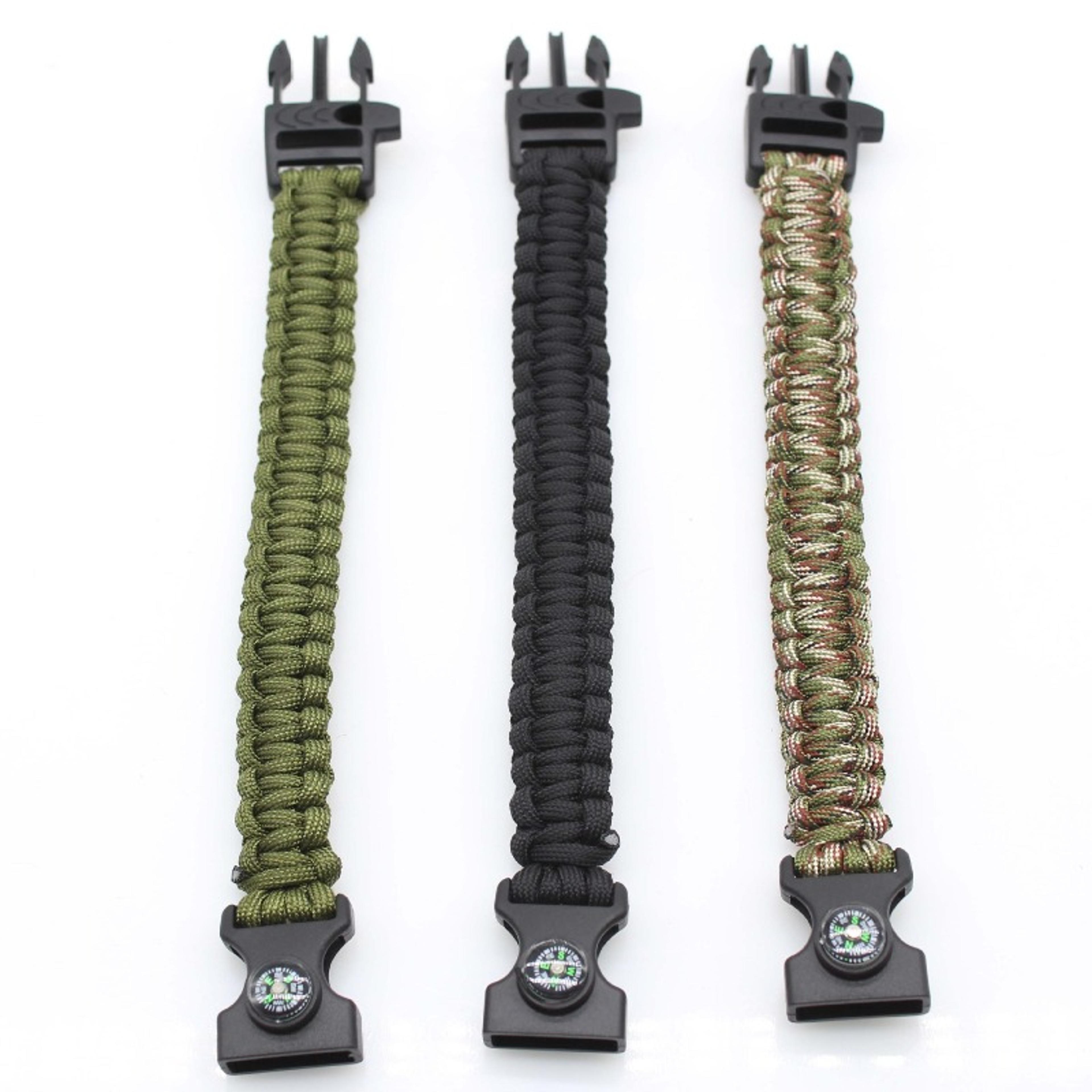 MultiFunctional Braided Bracelet Strand Outdoor Survival Wrist CordBracelet Emergency Preparedness  1