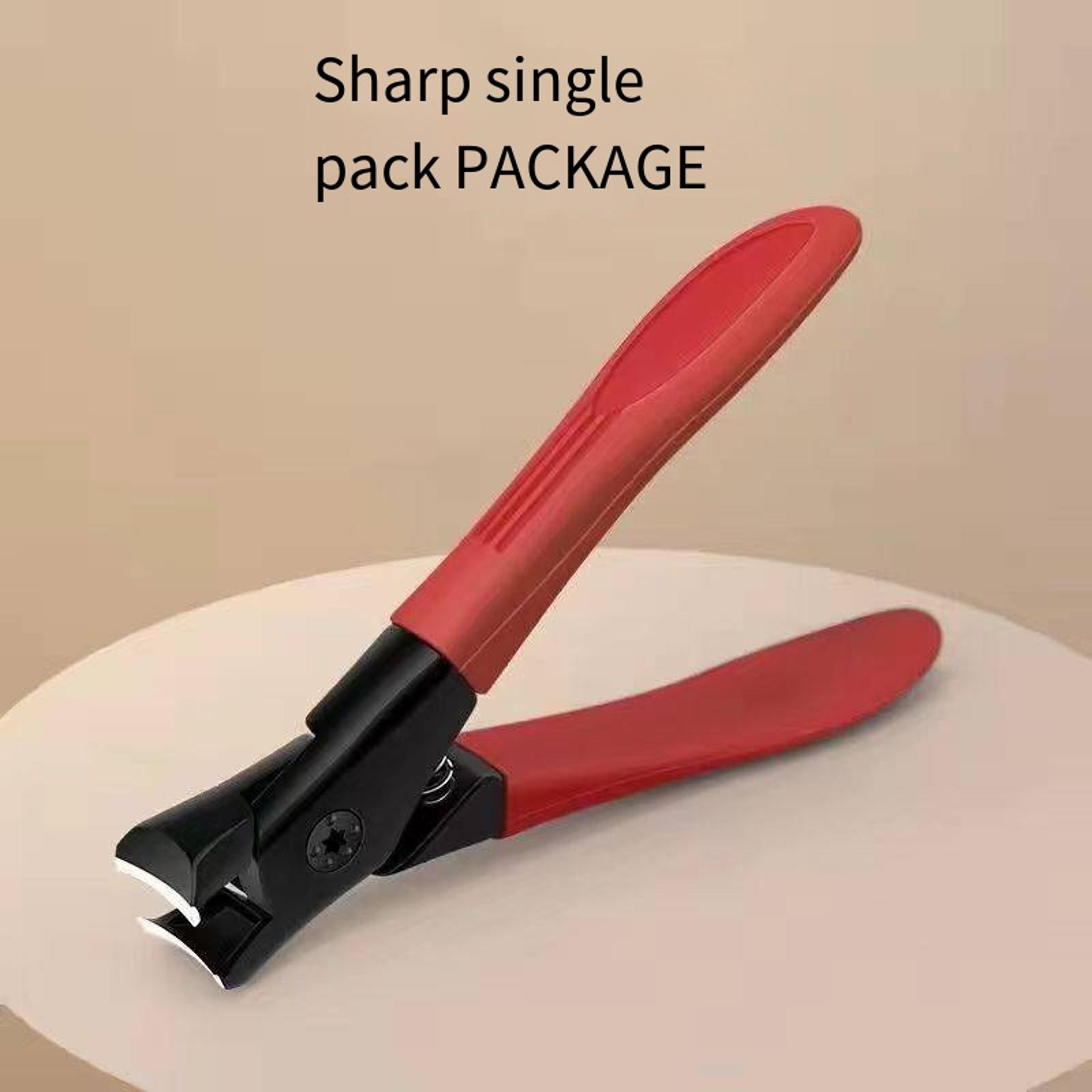 Large Opening Nail Clippers Gray Nail Trimmer For Thick Nails Durable Household Clippers For The El