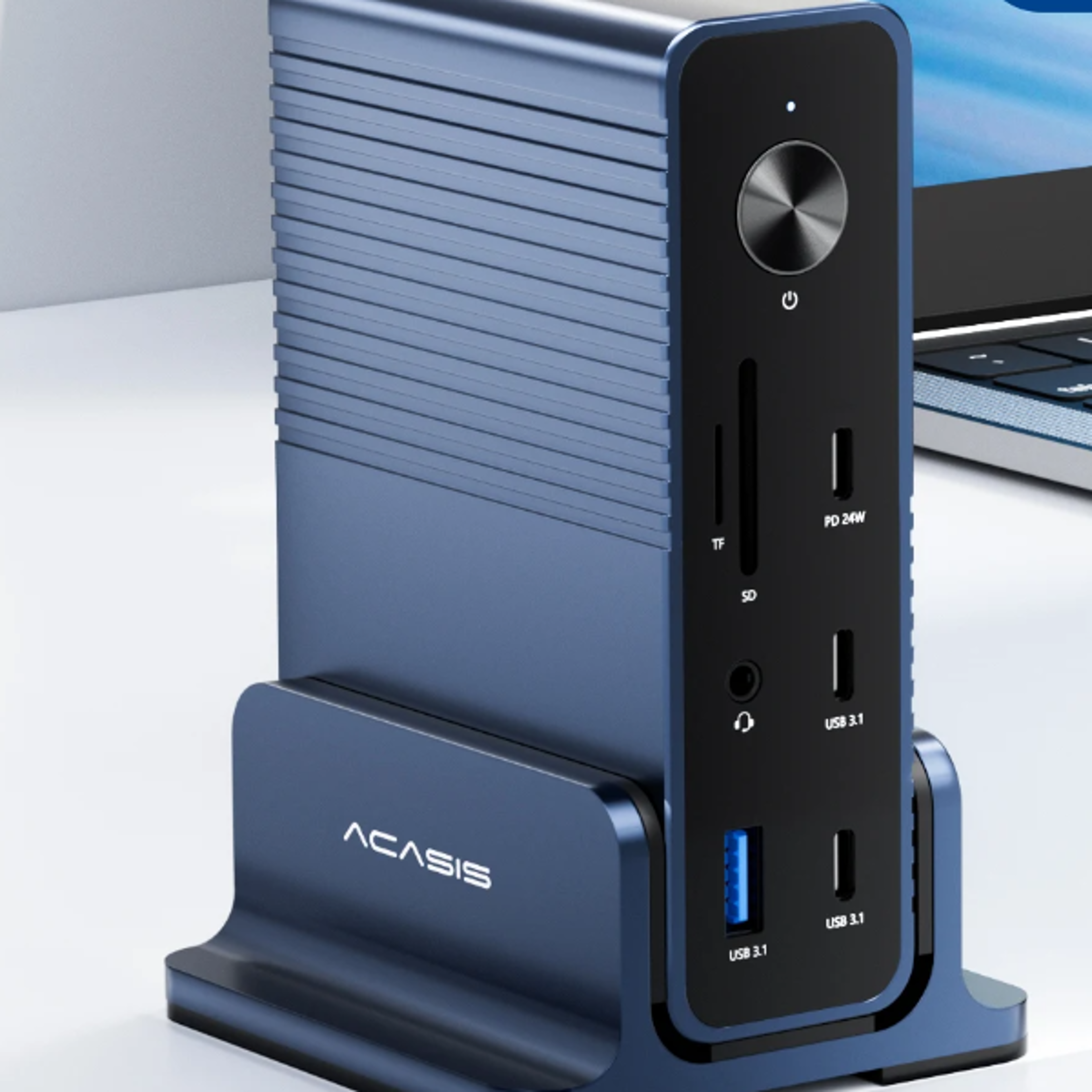 type-c dock station 15 in 1 hub, usb-c to 2 hdmi, 1 dp, triple display expansion