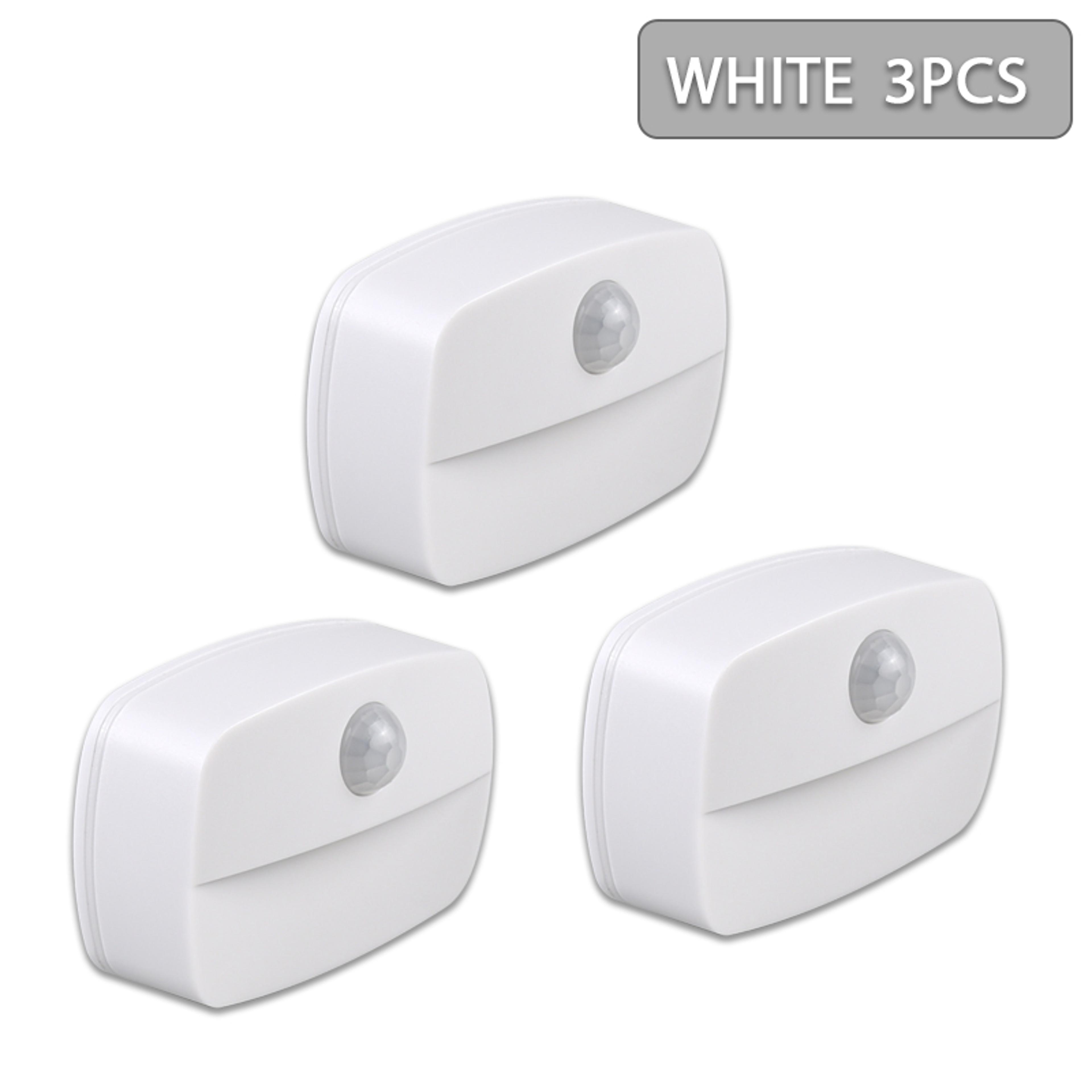 LED Night Light With Motion Sensor Wireless Cabinet Lamp Battery Powered Bedside Nightlight For Bed 6