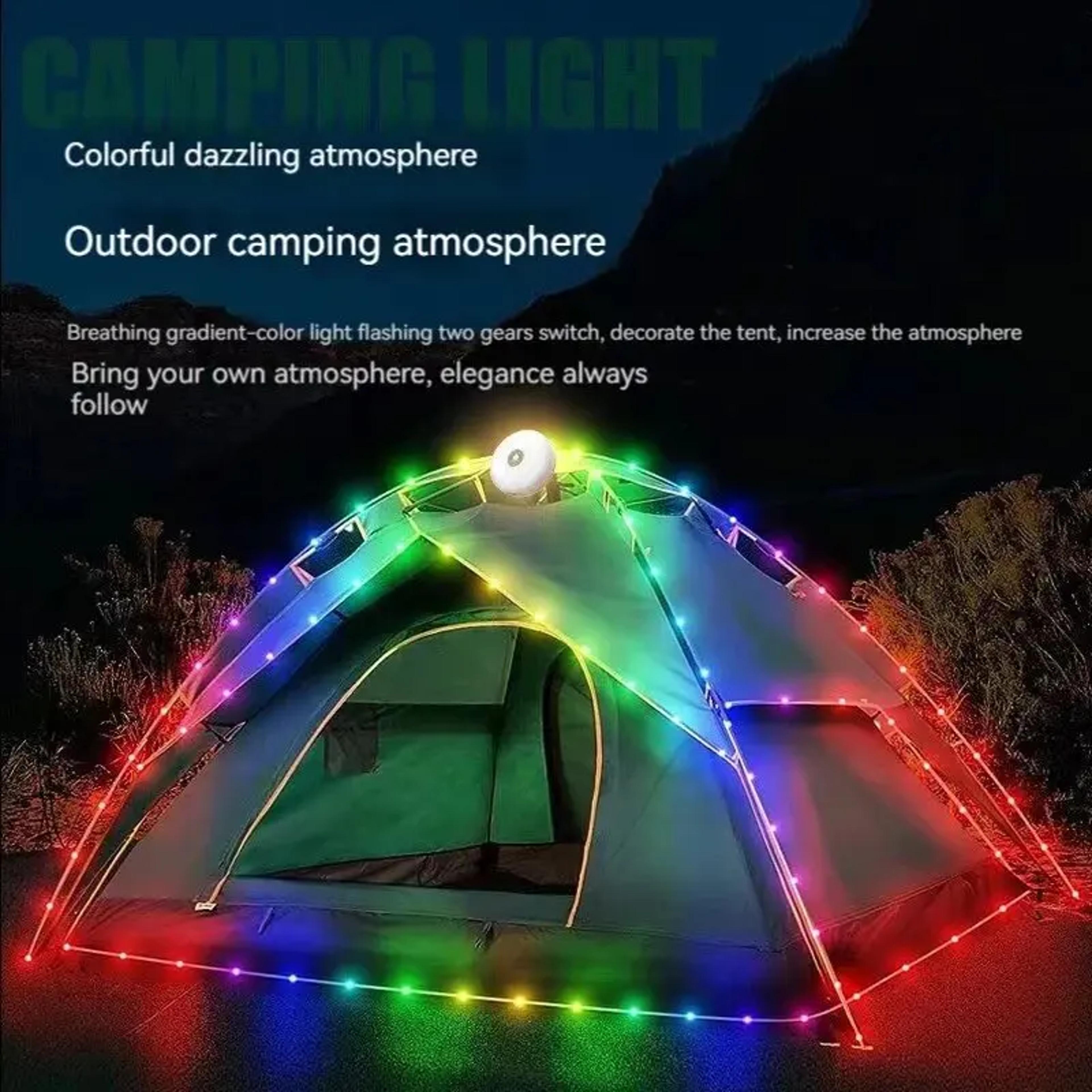 Camping Lamp Strip LED Light Belt Waterproof Recyclable Outdoor Tent  Garden Decoration Lamp 2